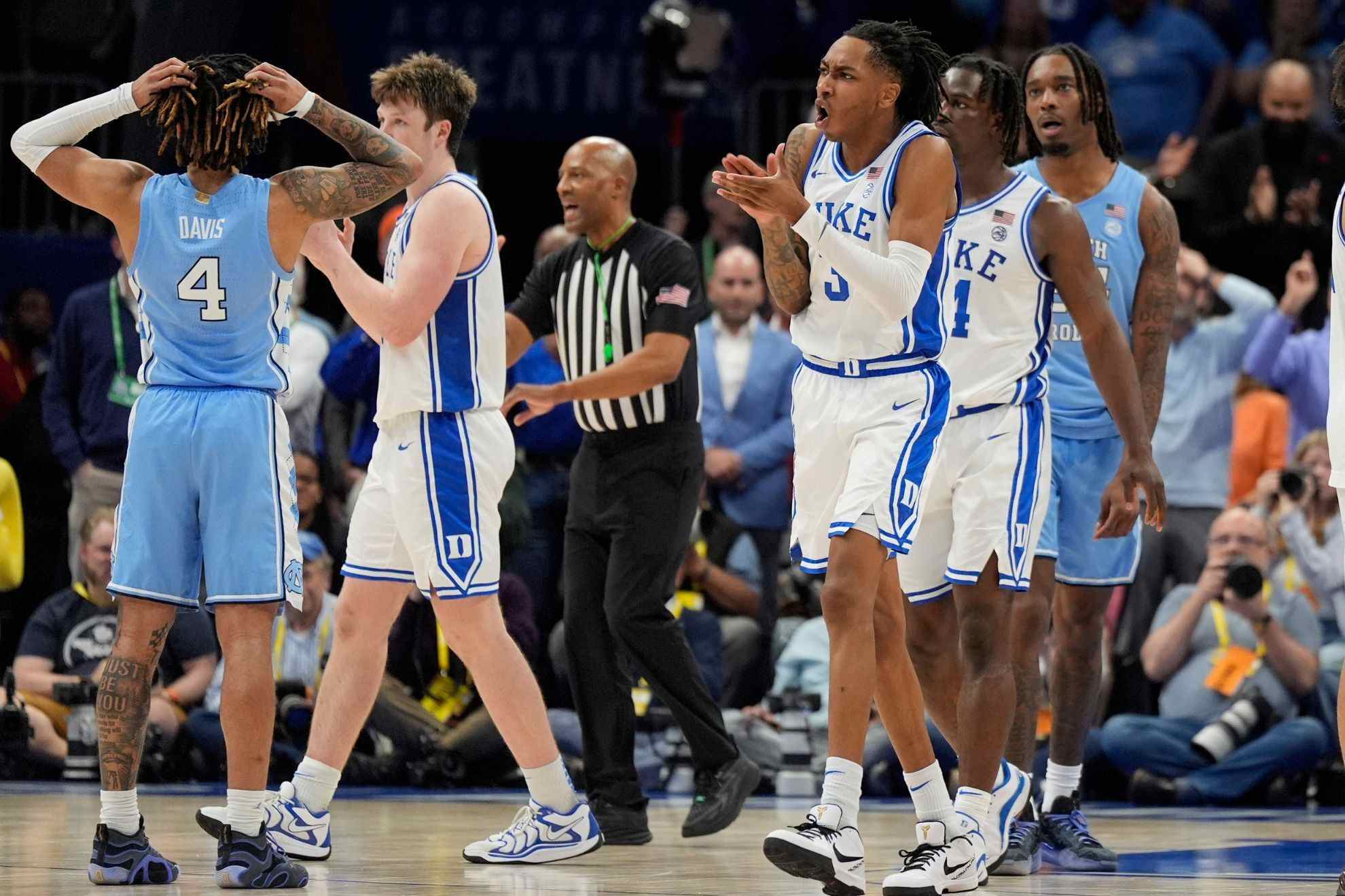 North Carolina fans want to investigate one of the Tar Heels after they lost to Duke for a lane violation