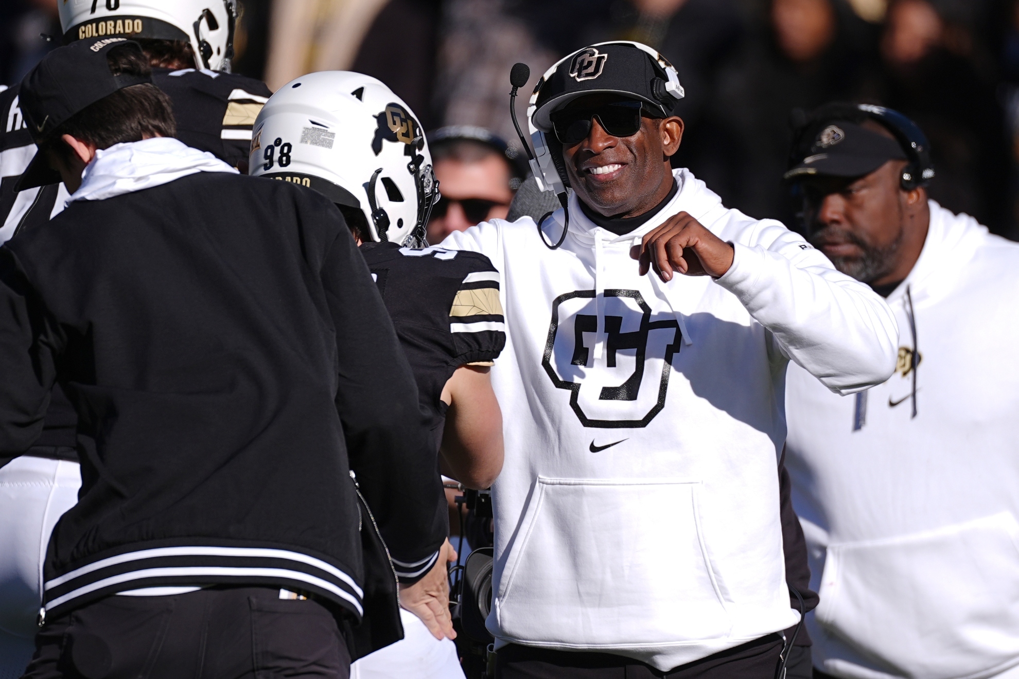 Colorado head coach Deion Sanders