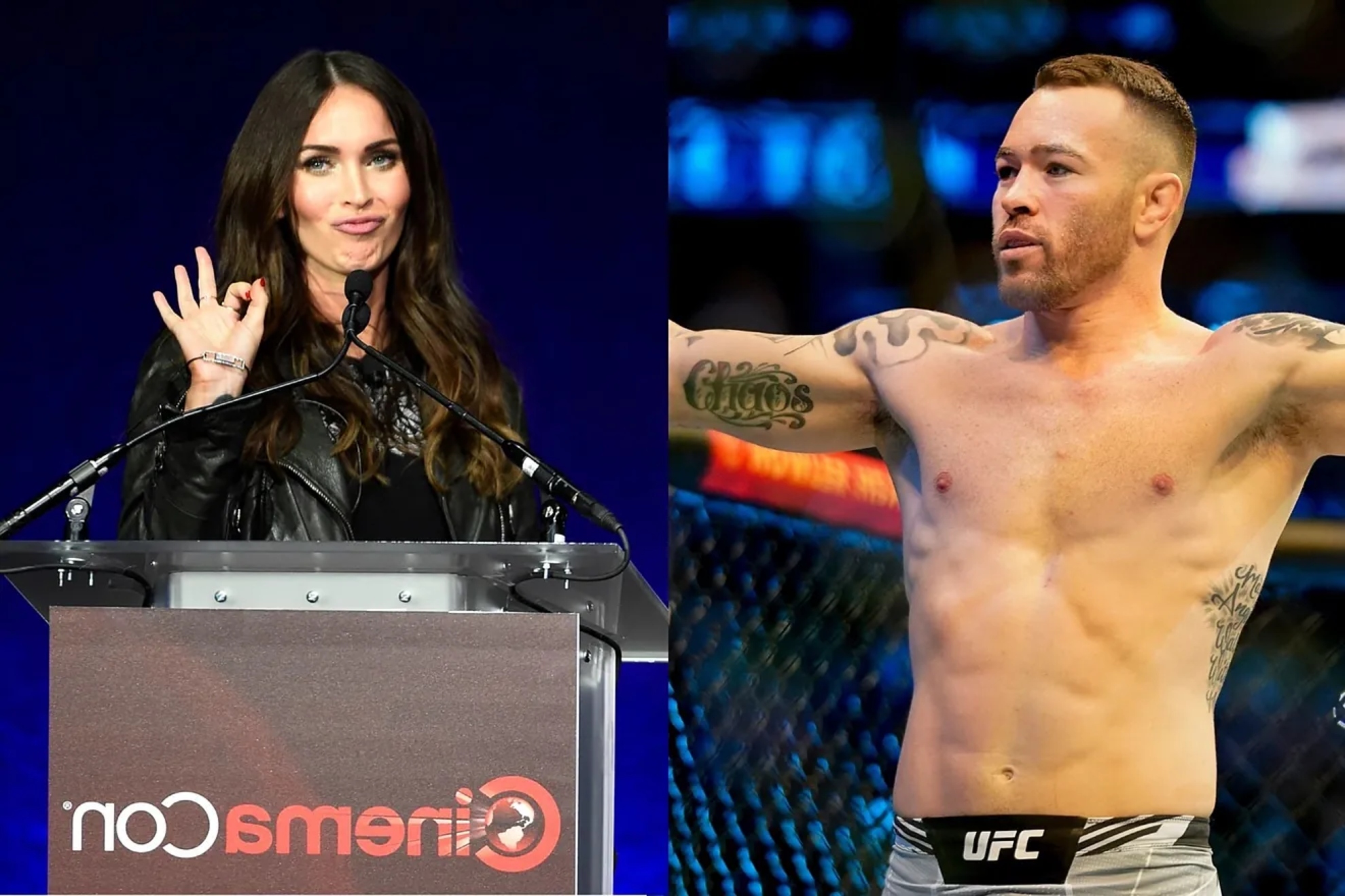 Megan Fox and Colby Covington