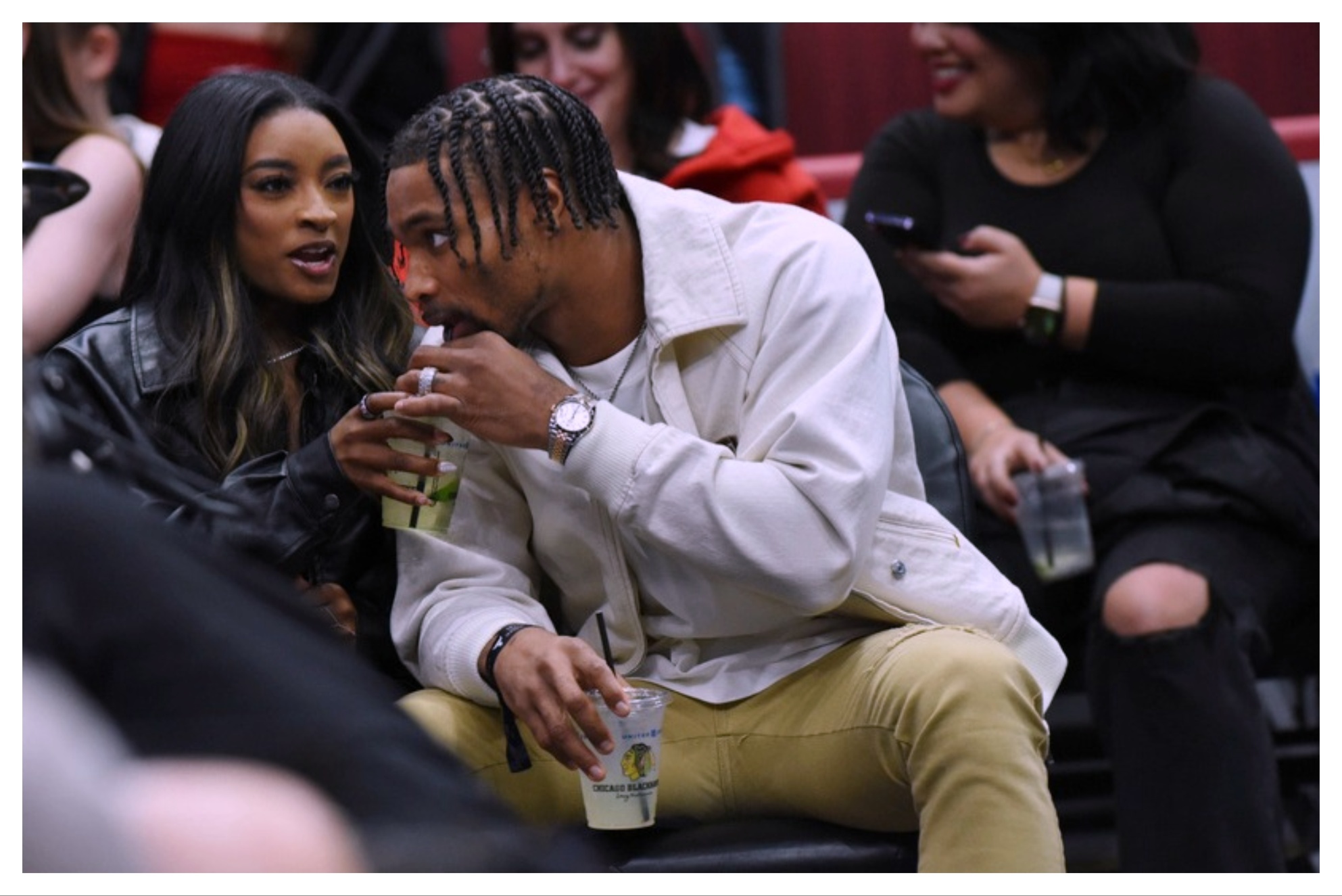 The Olympic champion was overjoyed with her husband's look, which earned him a spot among the best-dressed men at the biggest fashion event of the year.