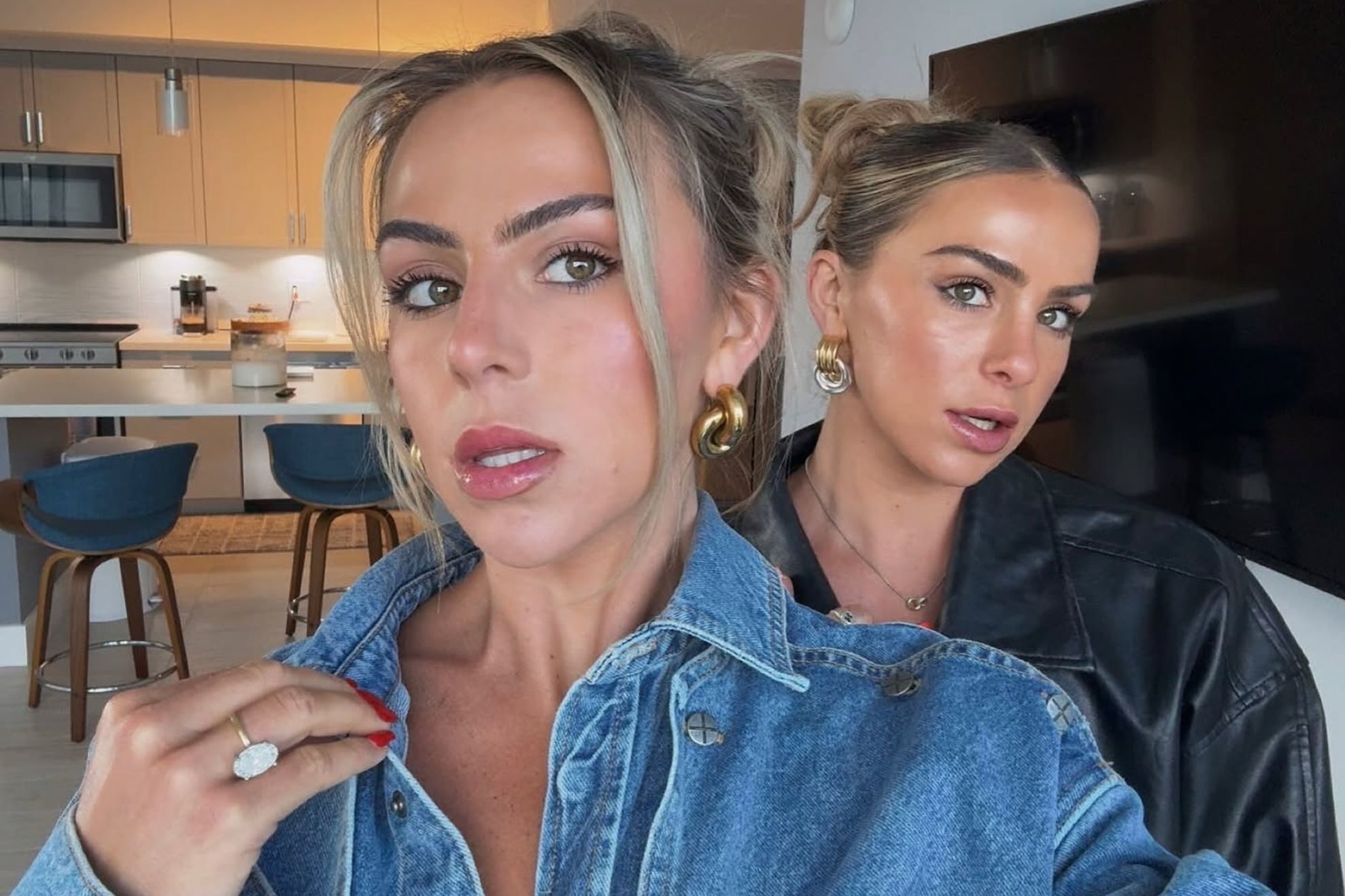 Hanna Cavinder jokes about who's the dumb twin after Haley mistakes birds for chickens on a golf course
