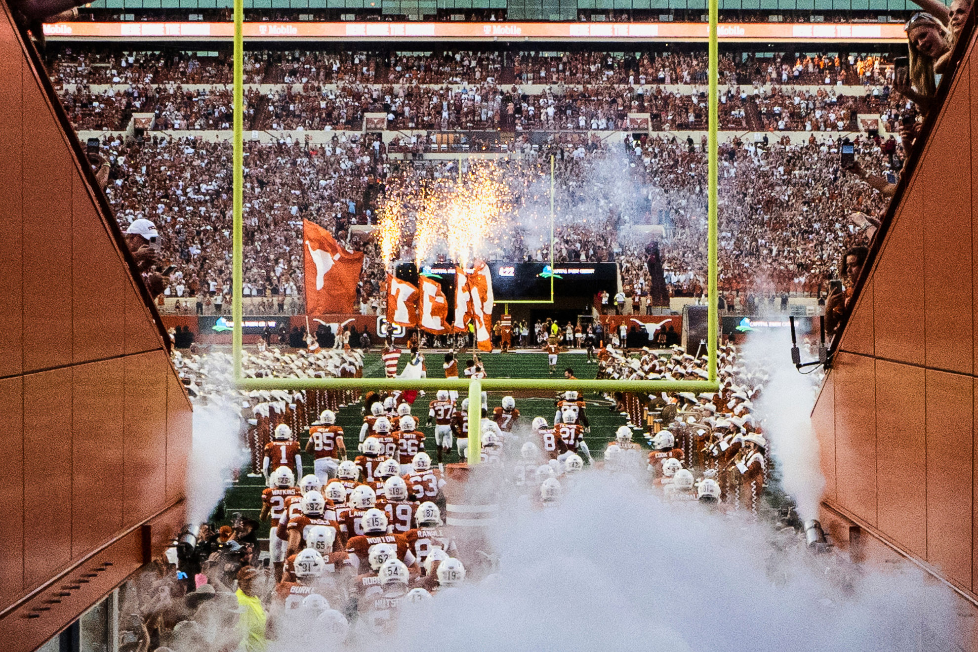 It appears that Darrell K Royal Texas Memorial Stadium isn't as daunting as it seems.