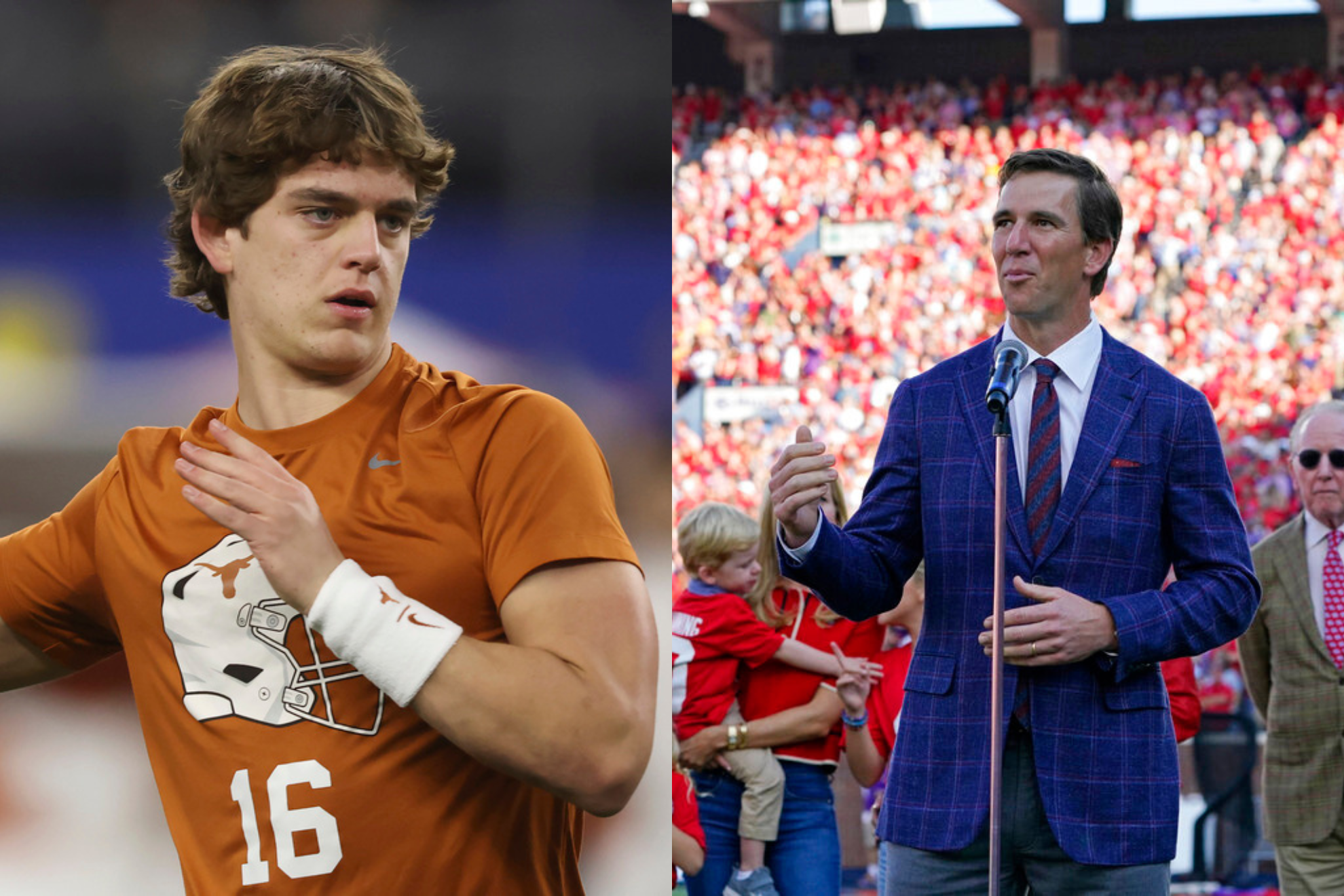 Arch (L) and Eli (R) Manning LAPRESSE