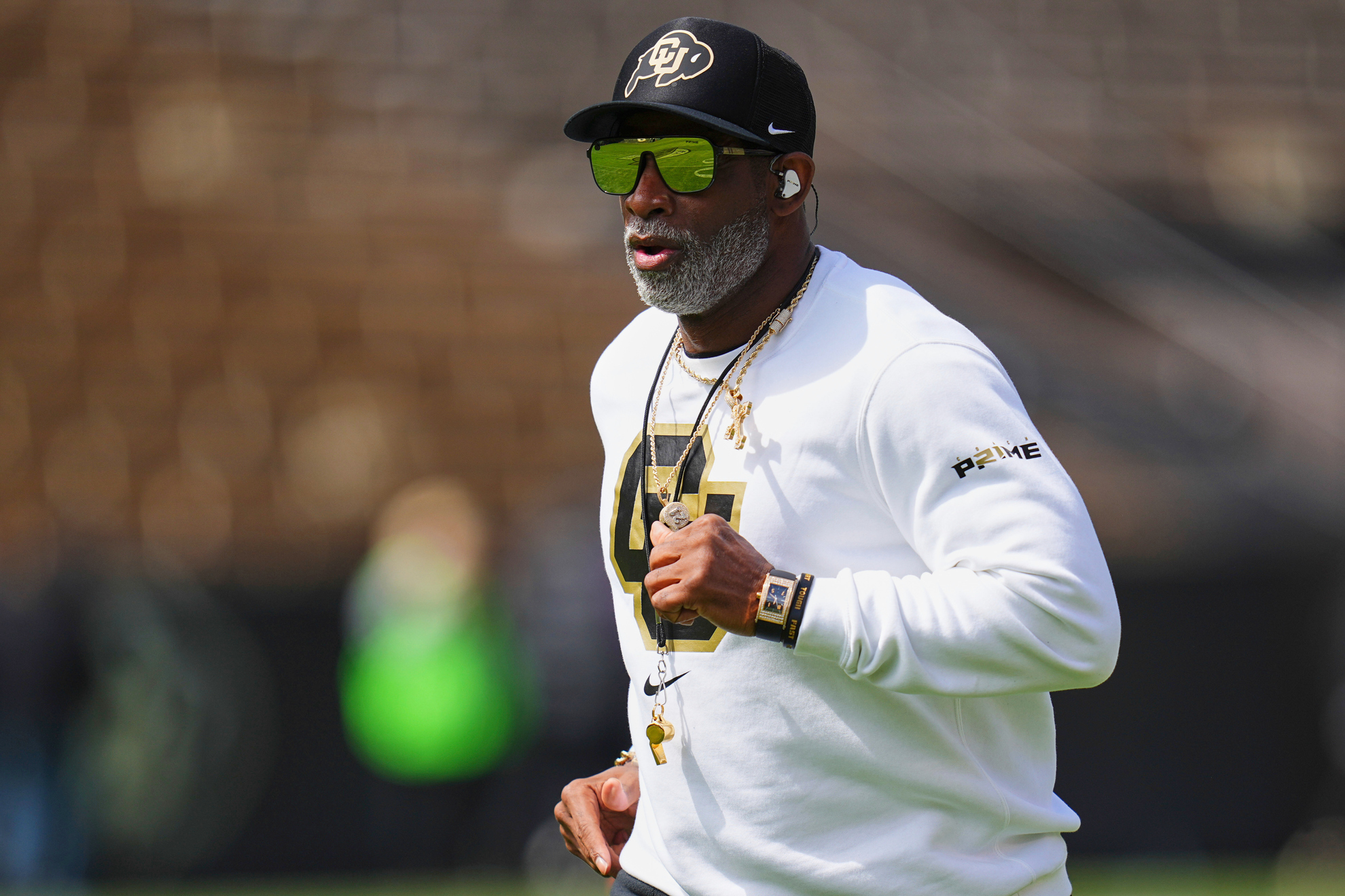 Colorado head coach Deion Sanders