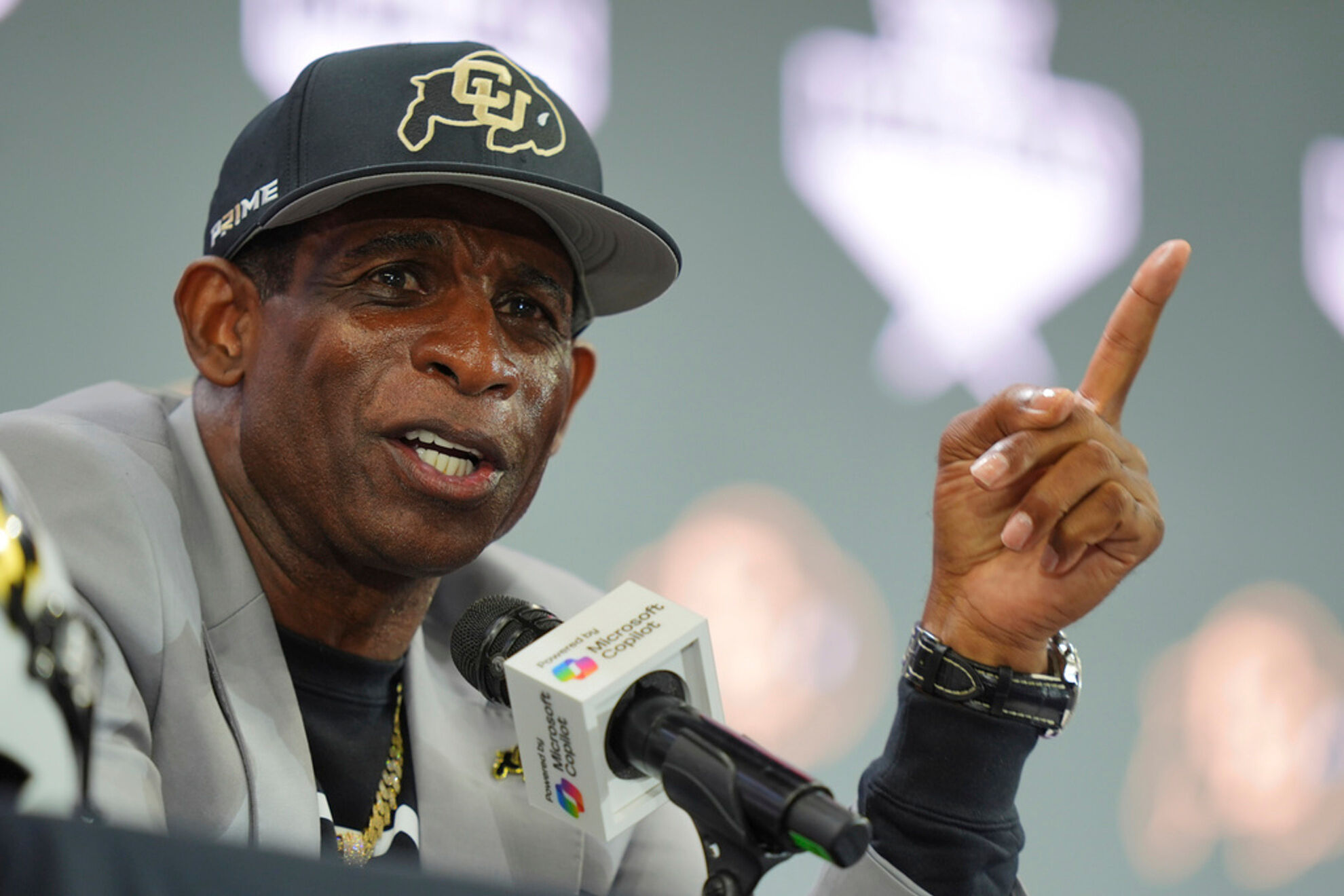 Colorado head coach Deion Sanders