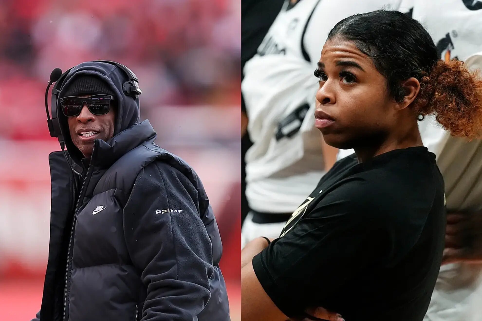 Deion and Shelomi Sanders.
