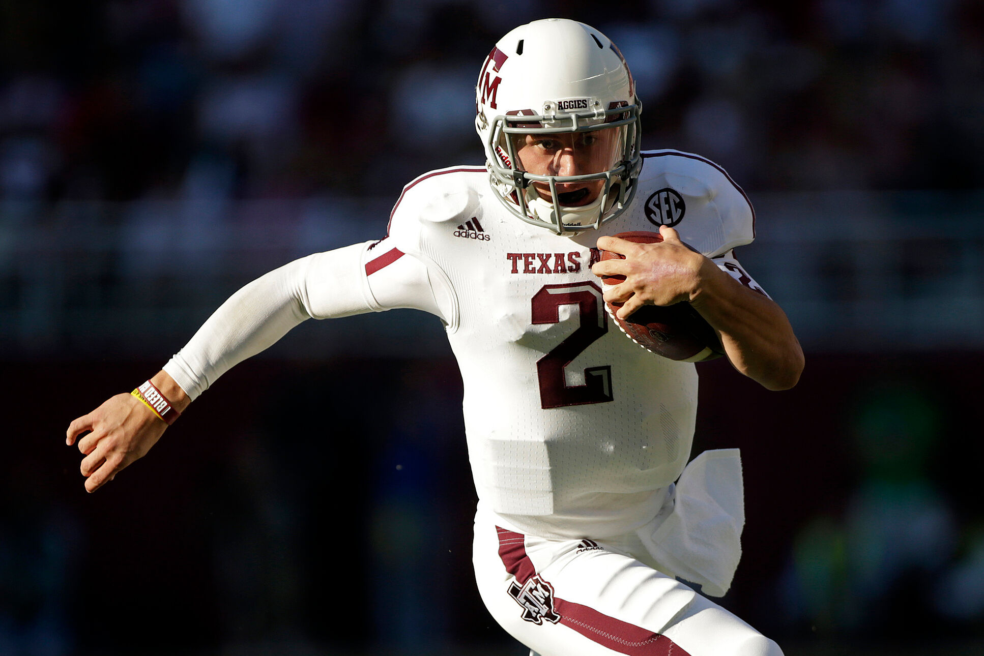 Johnny Manziel during his time as Texas A&M quarterback