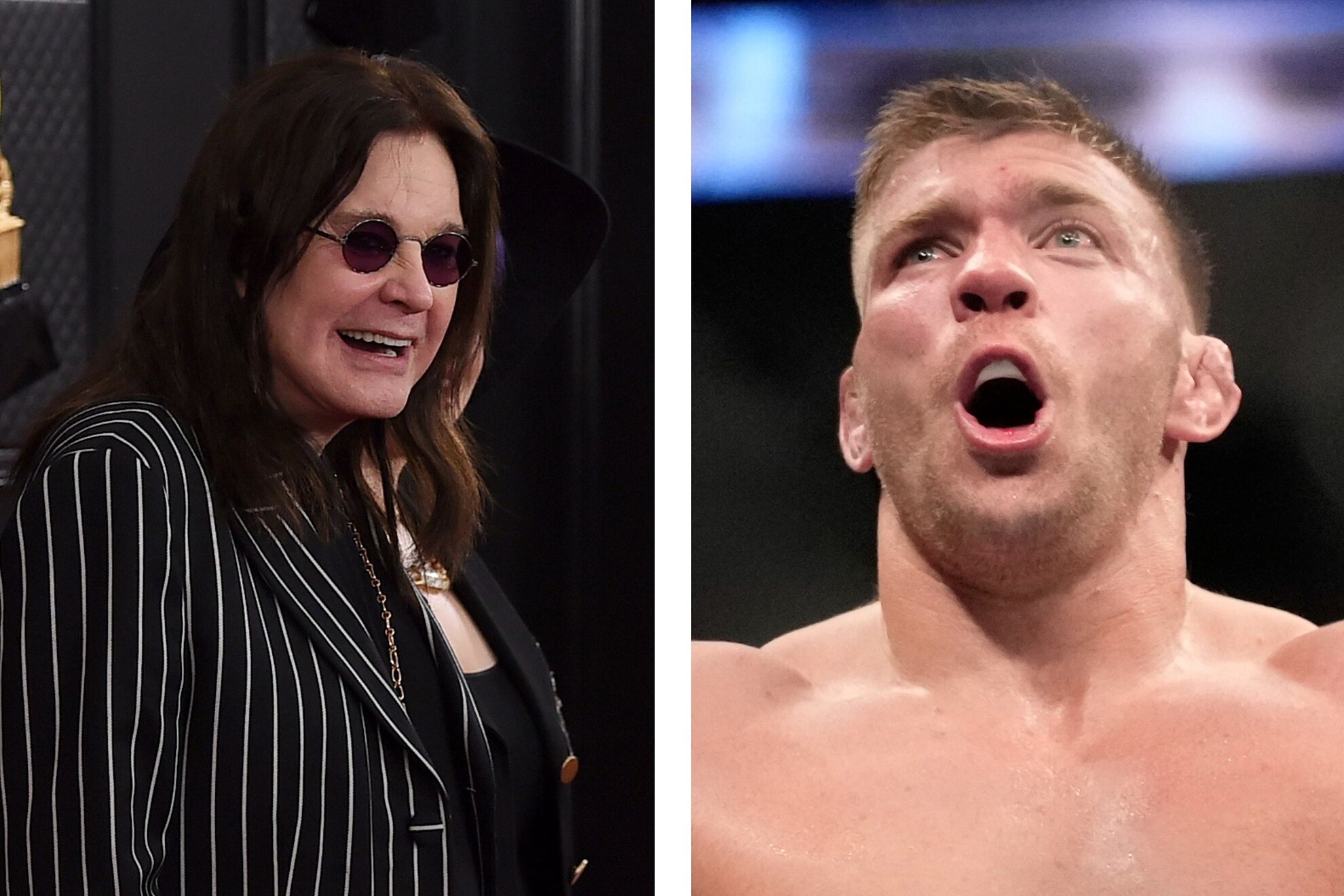 Ozzy Osbourne and Dricus Du Plessis