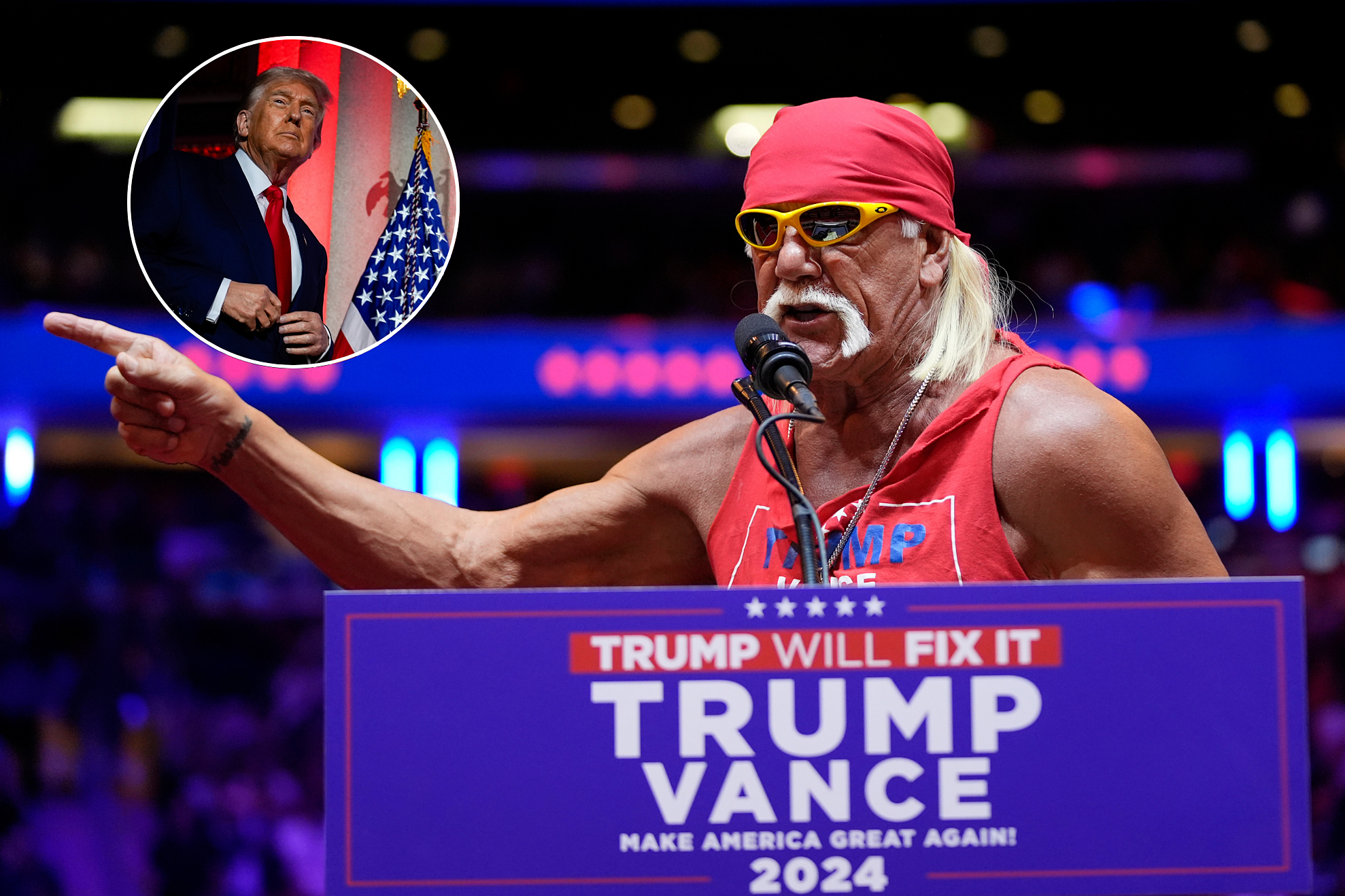 Donald Trump bids farewell to his great friend and supporter, Hulk Hogan