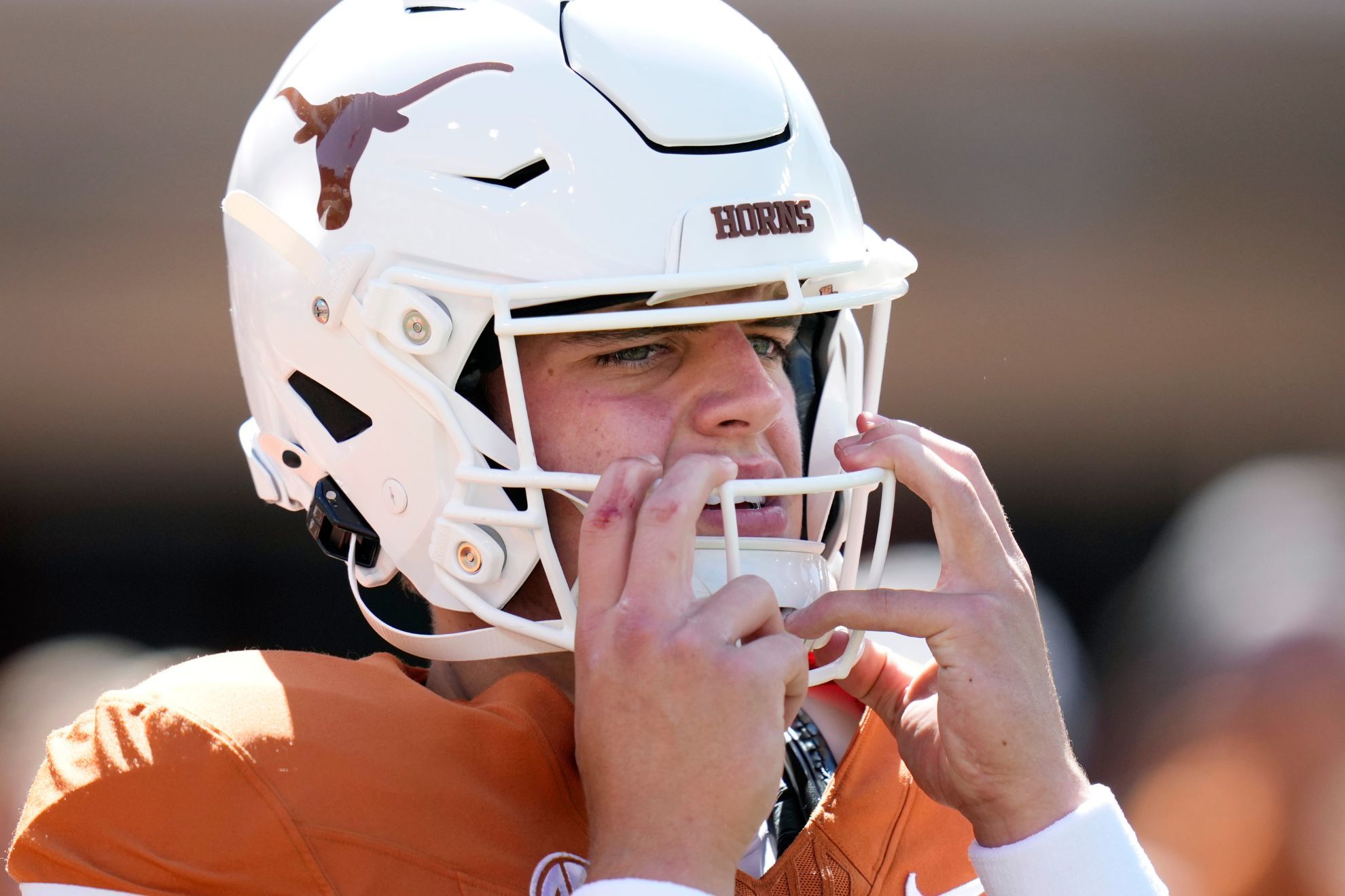 Manning is about to begin his first year leading Steve Sarkisian's offense and Texas.