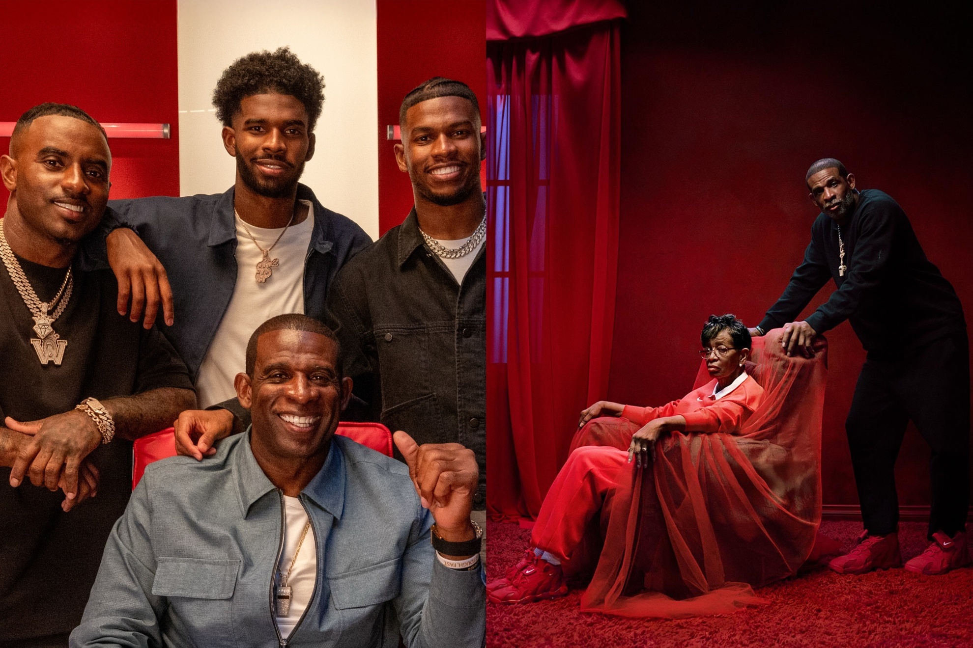 Deion Jr., Shedeur, Shilo, and Connie are the pillars of Deion Sanders' life.