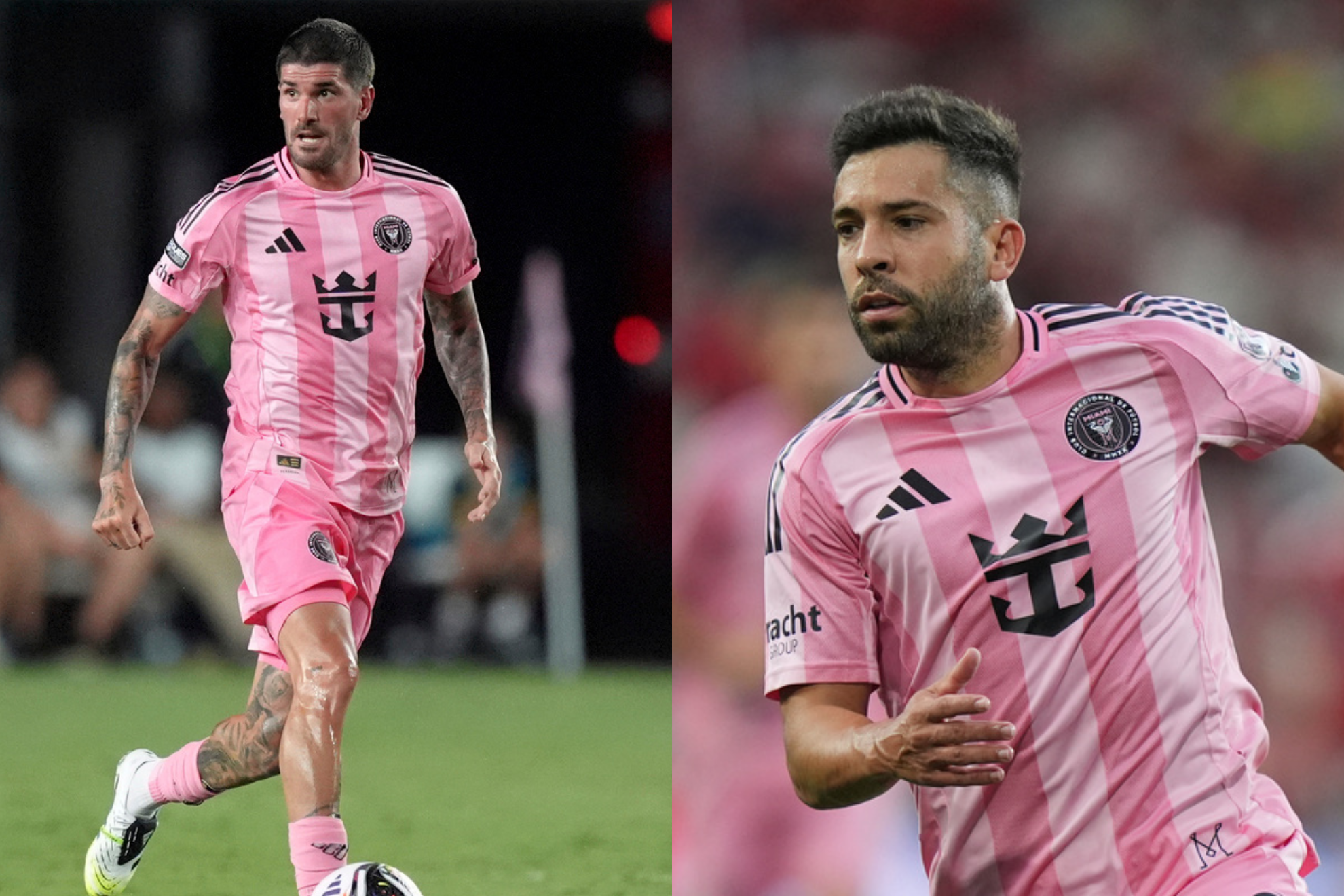 Rodrigo De Paul and Jordi Alba dress up as heroes to save Inter Miami without Leo Messi