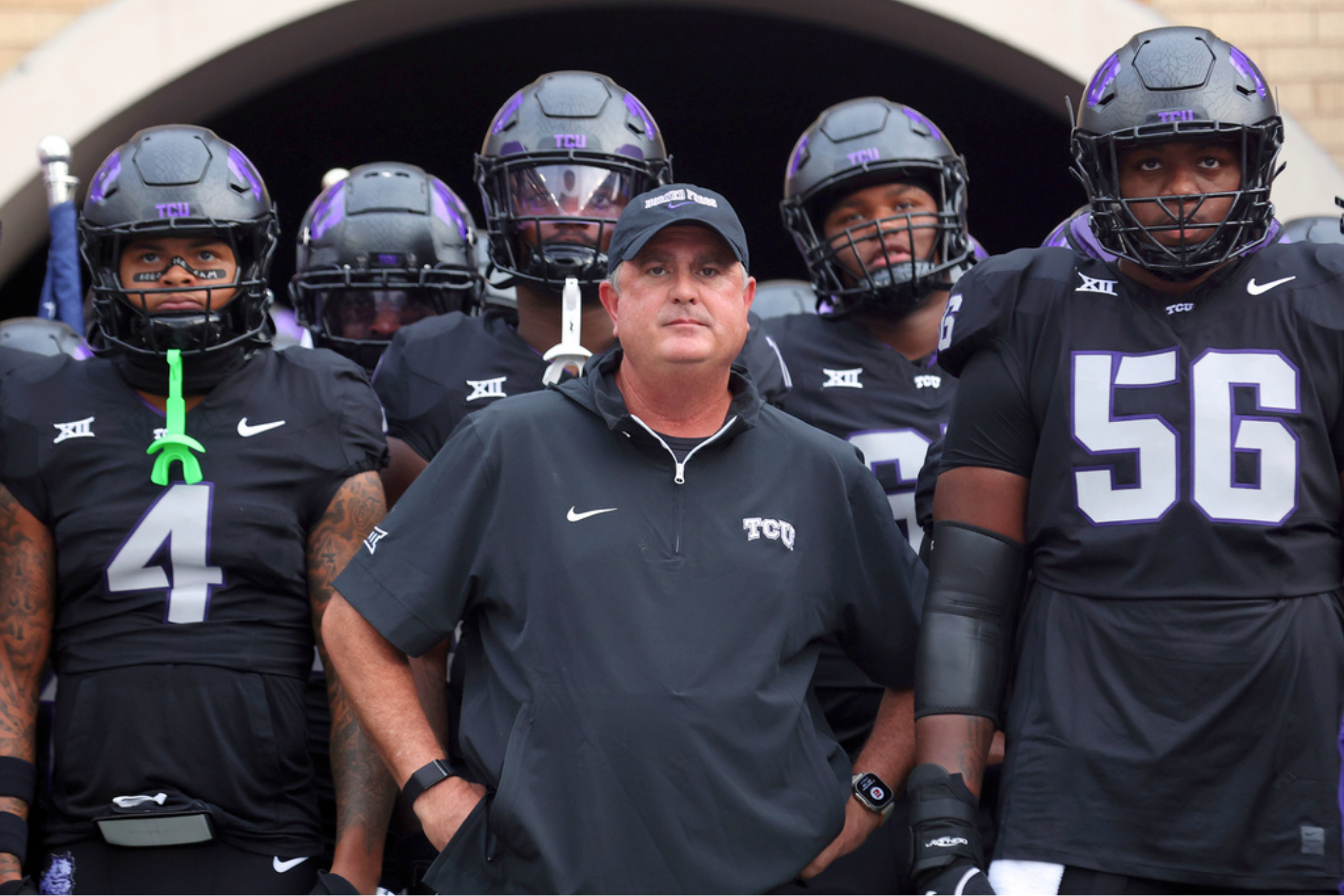 TCU head coach Sonny Dykes