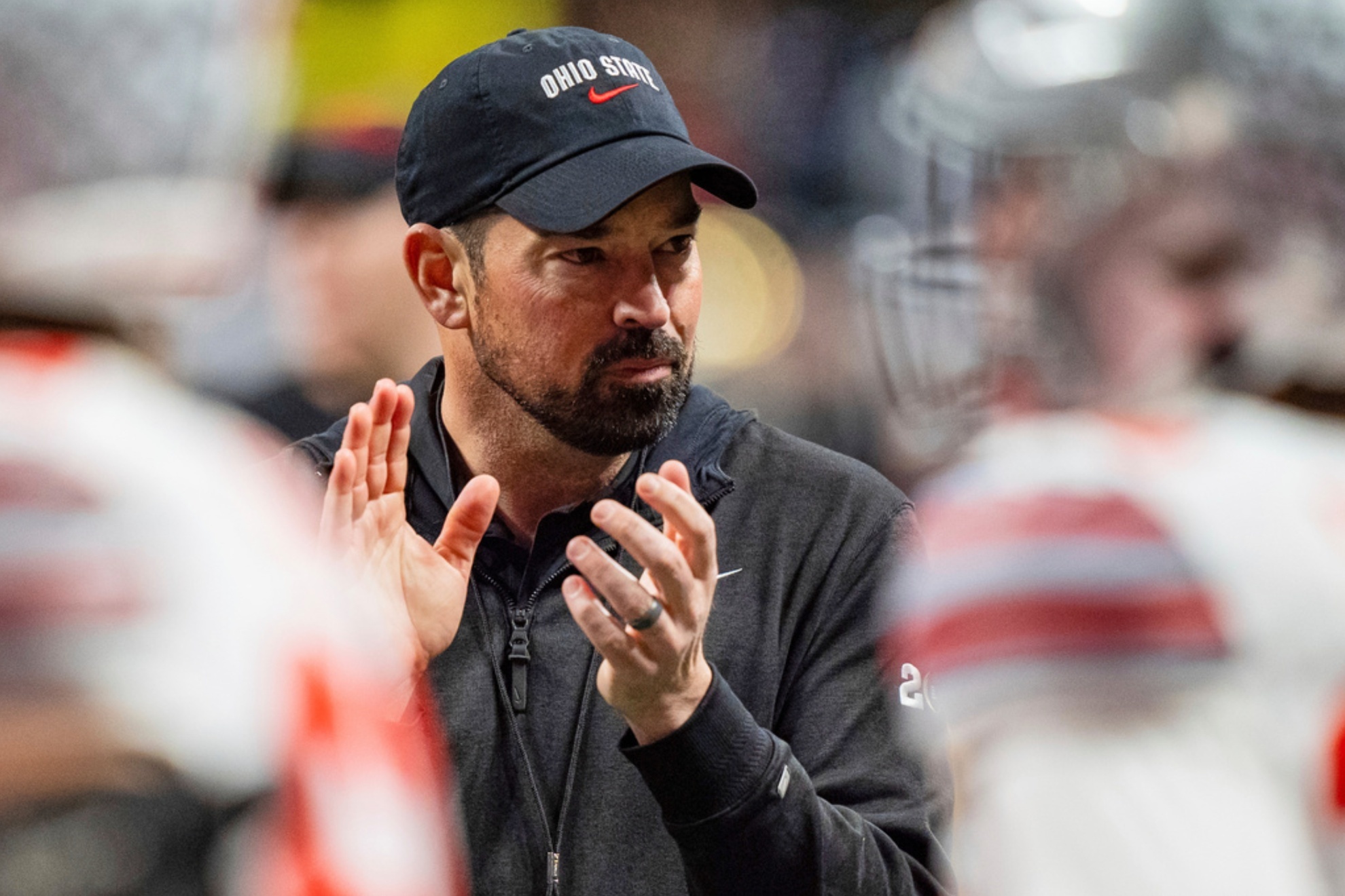 Ryan Day had to take down all the championship banners at the players' request.