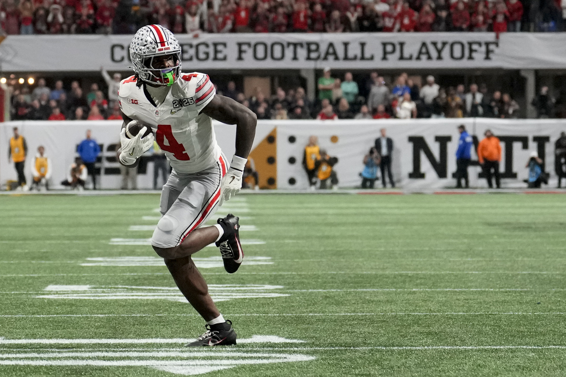 Jeremiah Smith of the Ohio State Buckeyes