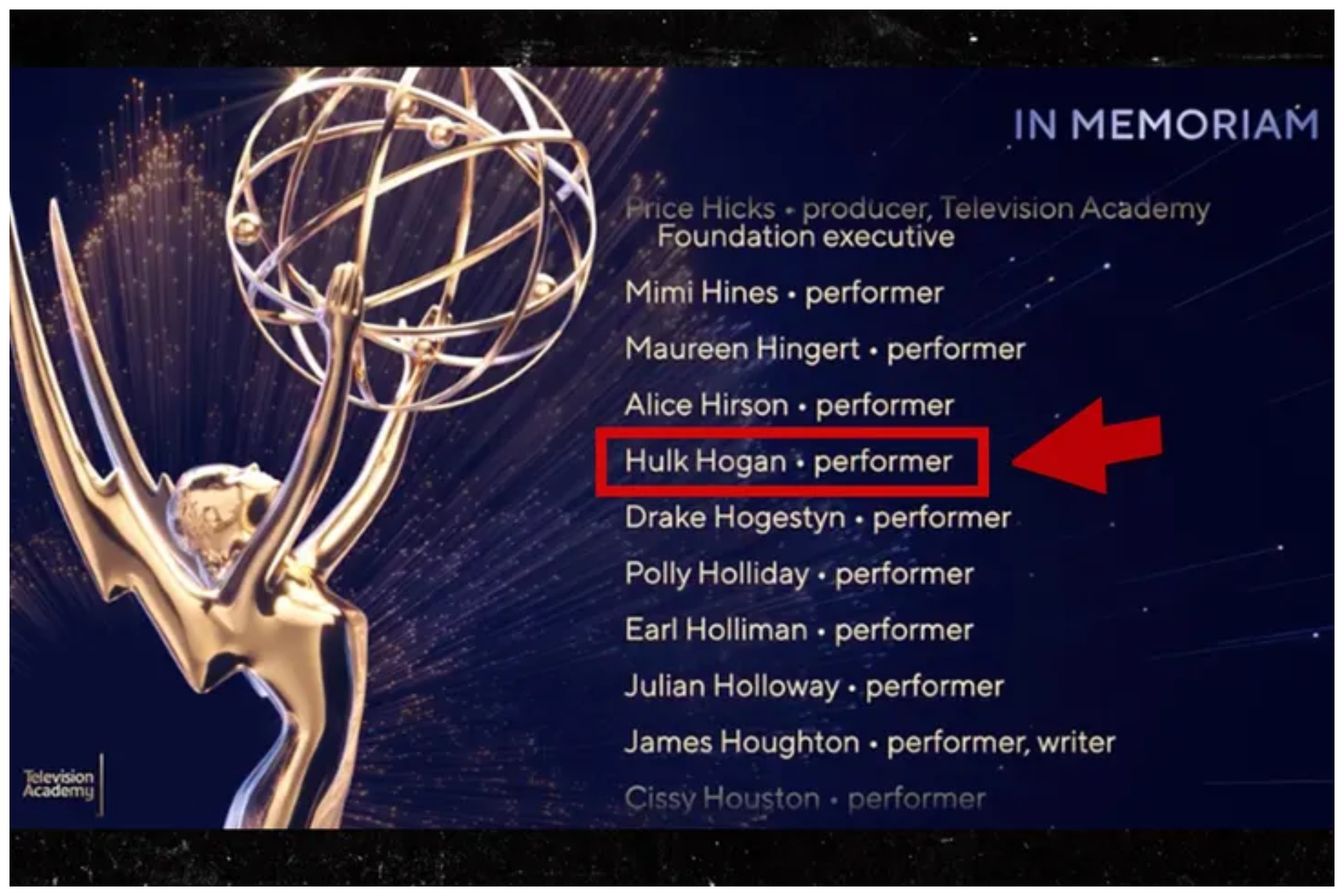 Courtesy of Television Academy and TMZ