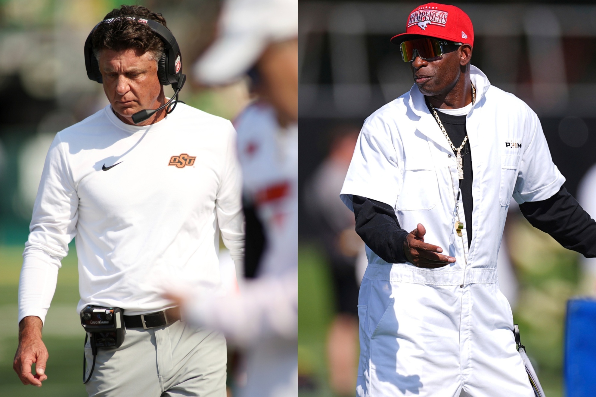 Deion Sanders explodes over Mike Gundy's shocking exit from Oklahoma State.