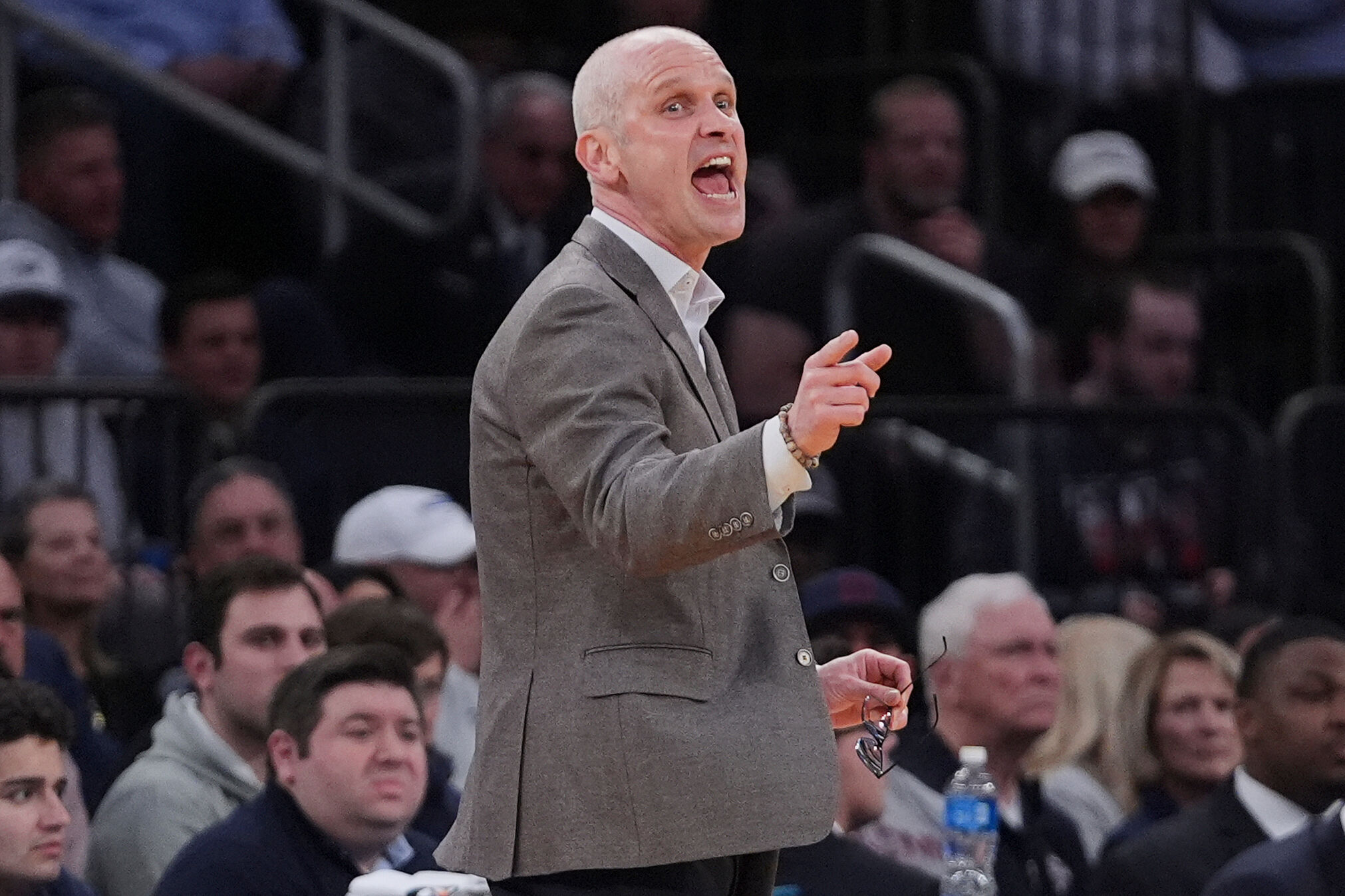 Dan Hurley loses his cool and becomes the center of attention during UConn's exhibition game