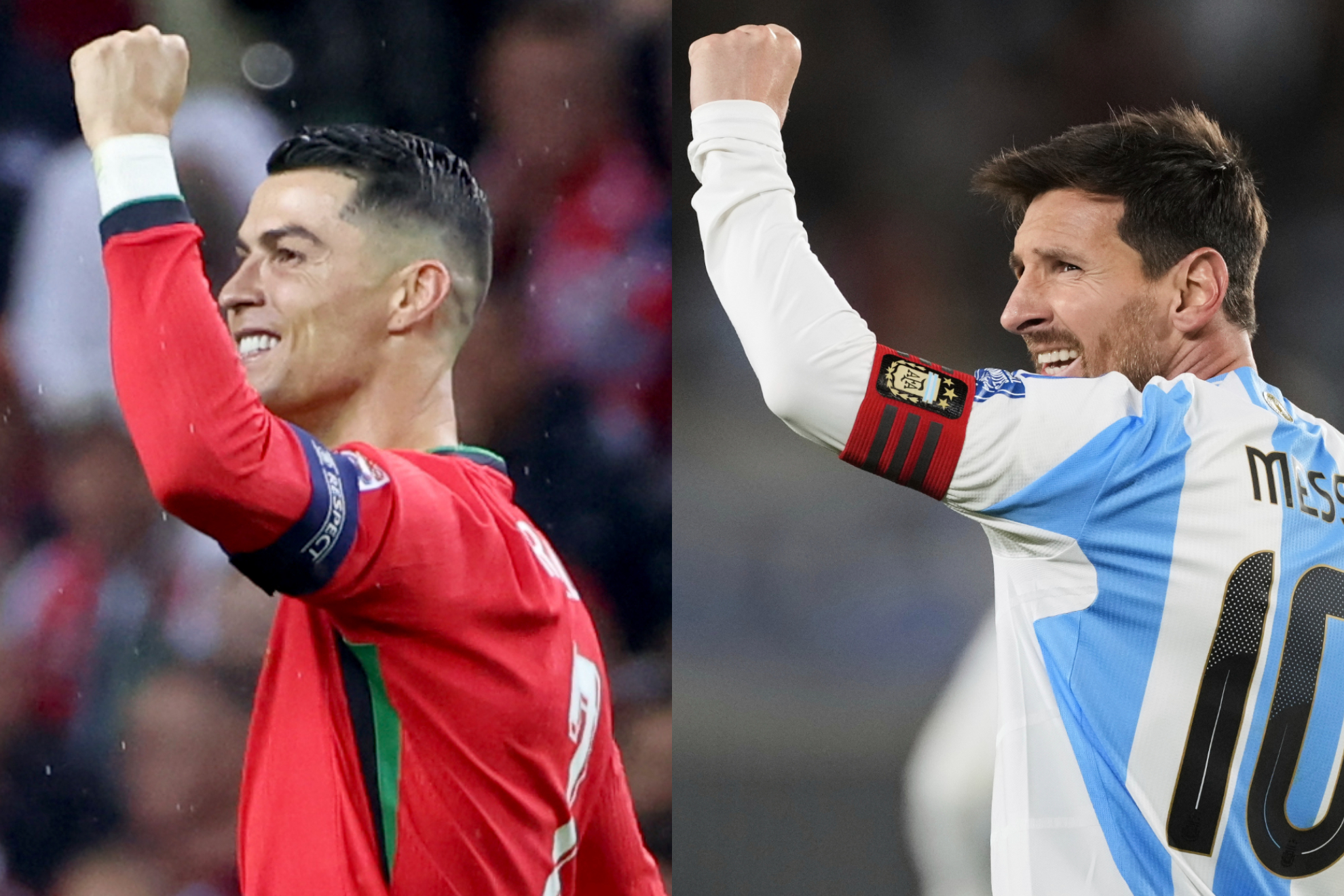 Which national teams suffered the most goals from Messi and Ronaldo?