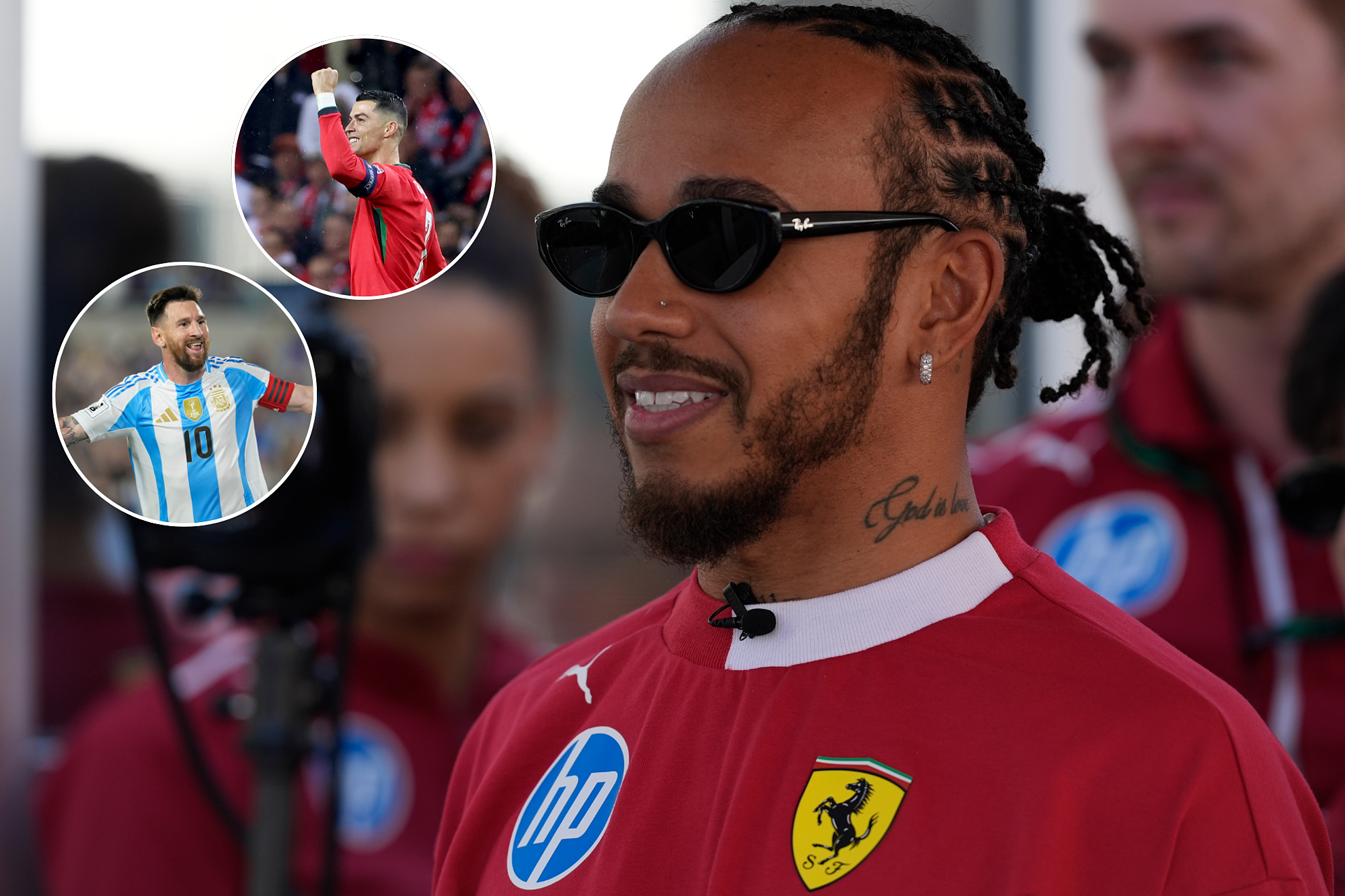 Cristiano Ronaldo or Leo Messi? Ferrari F1 driver Lewis Hamilton didn't hesitate to choose his GOAT of soccer