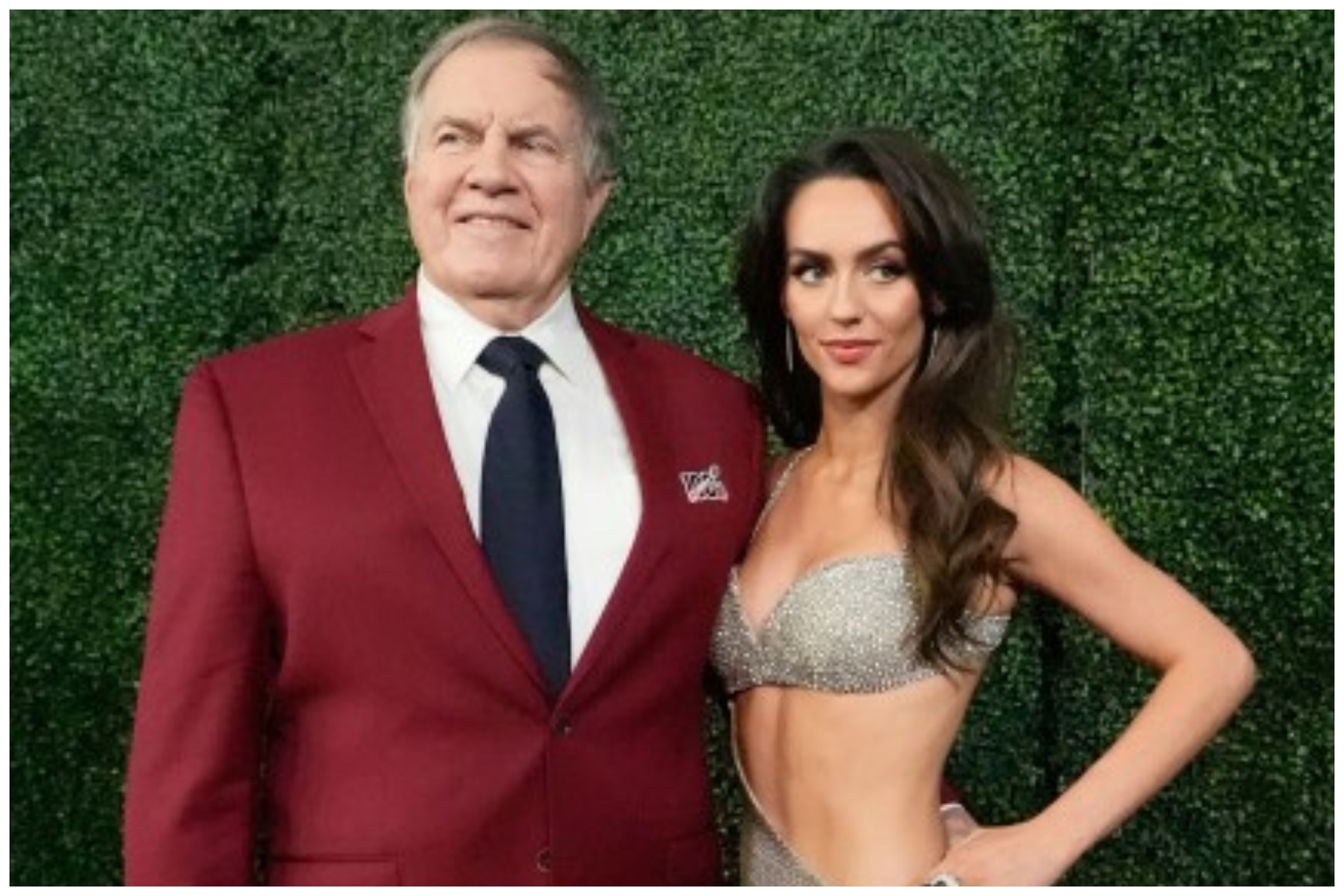Bill Belichick and Jordon Hudson