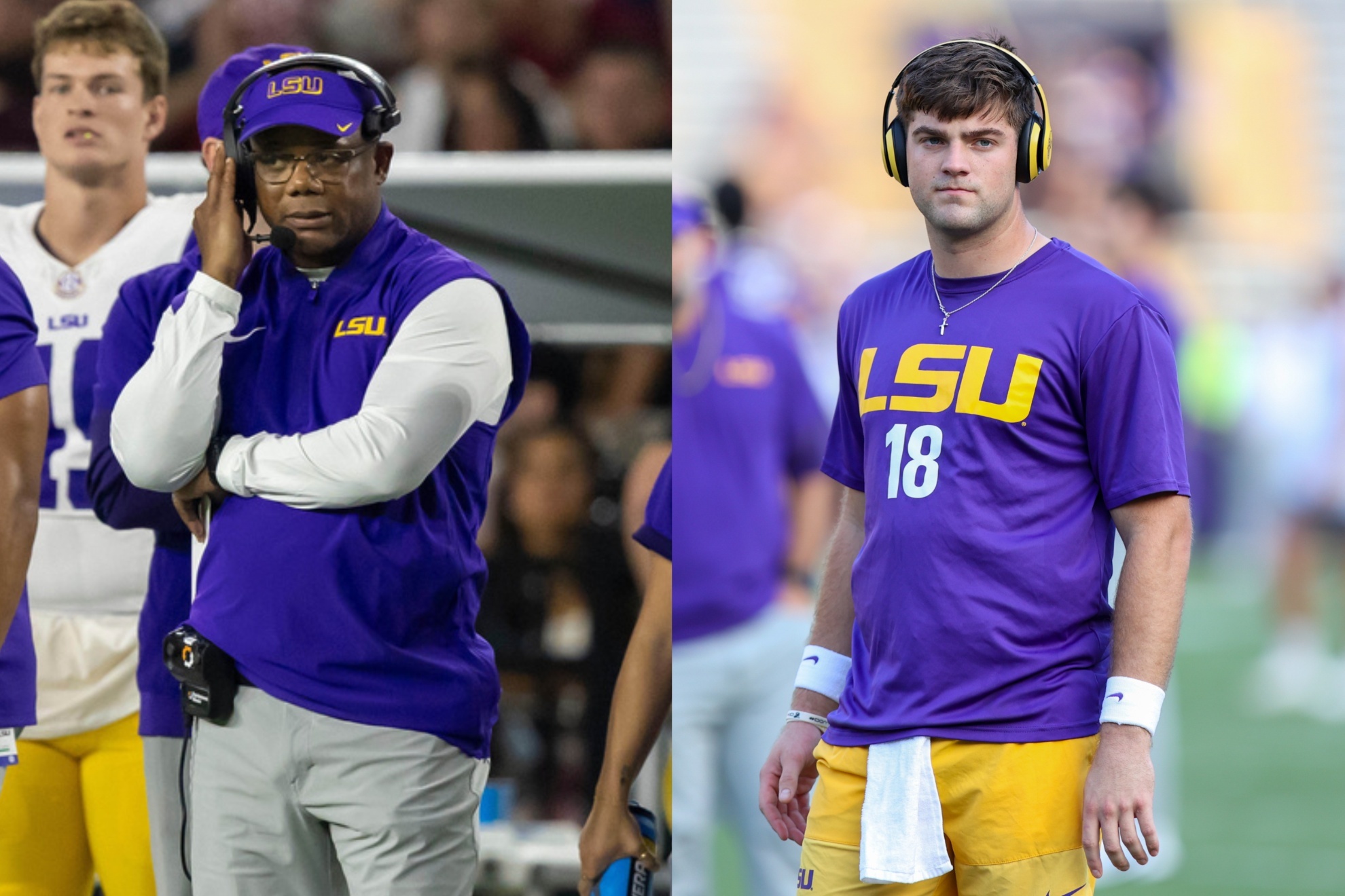 Frank Wilson dropped bad news bombshell on injured LSU QB Garrett Nussmeier.