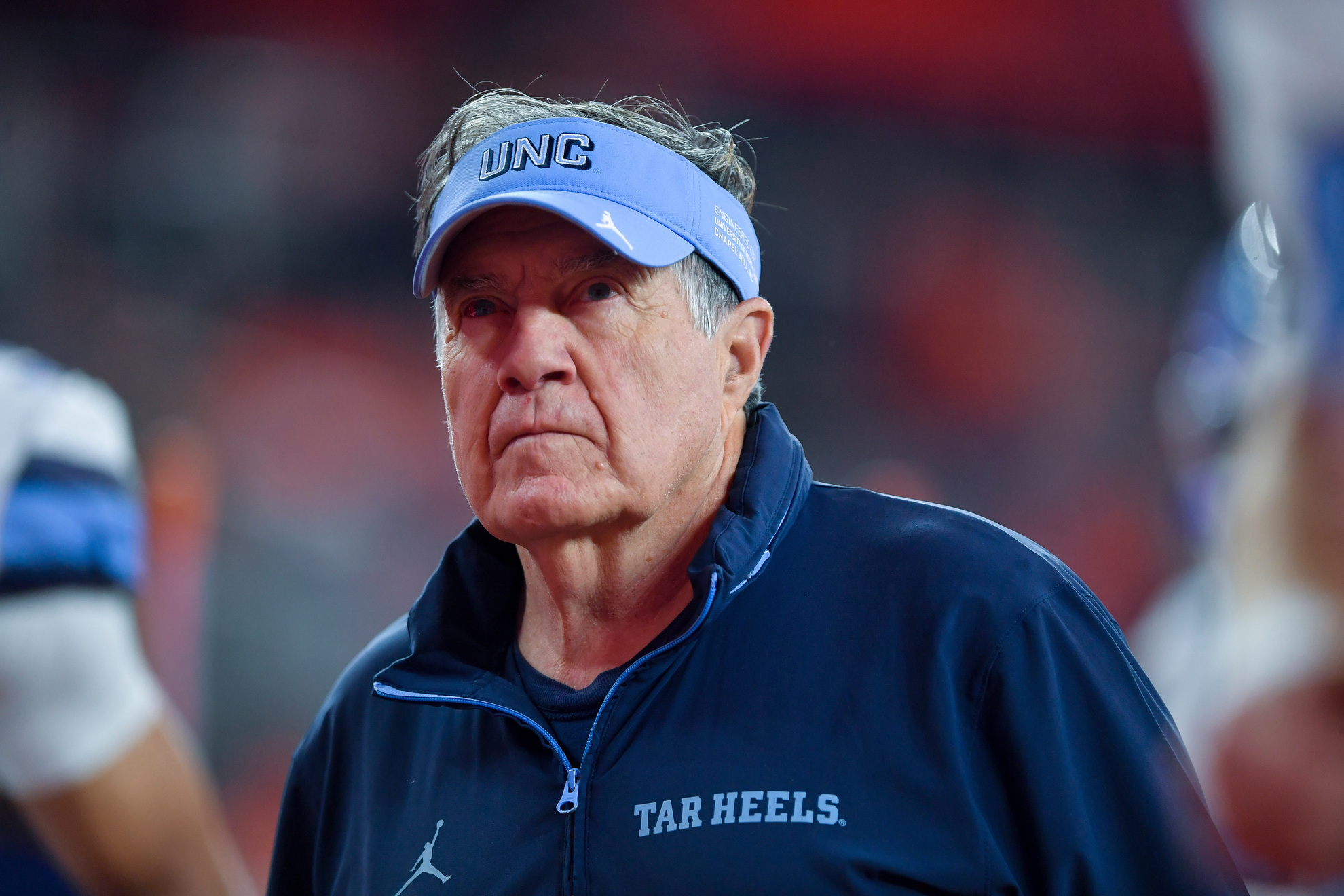 North Carolina Tar Heels head coach Bill Belichick