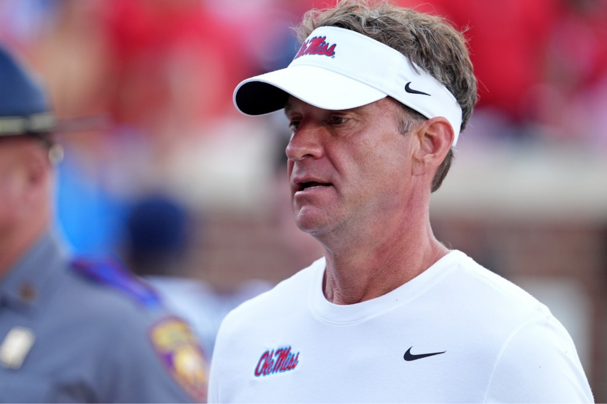 Ole Miss head coach Lane Kiffin