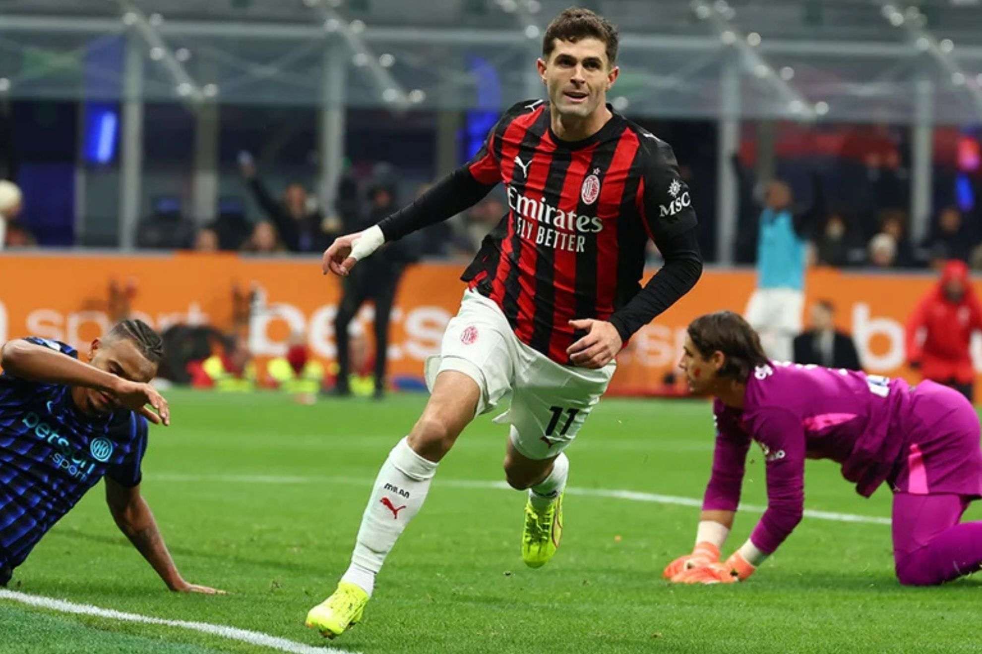 Christian Pulisic returns from injury and scores the winner in the Milan Derby