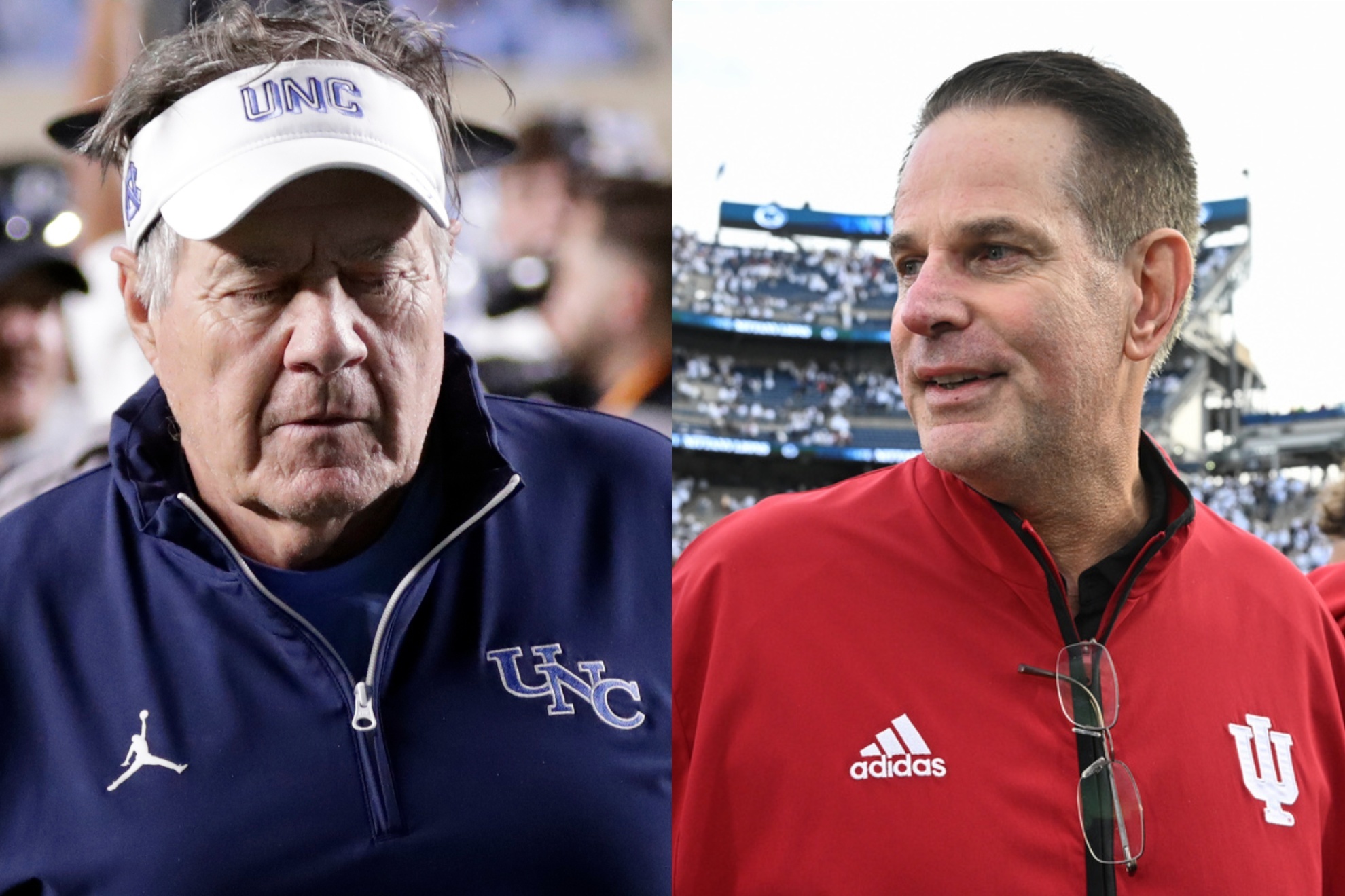 Bill Belichick under scrutiny after Curt Cignetti's Big 10 championship with Indiana