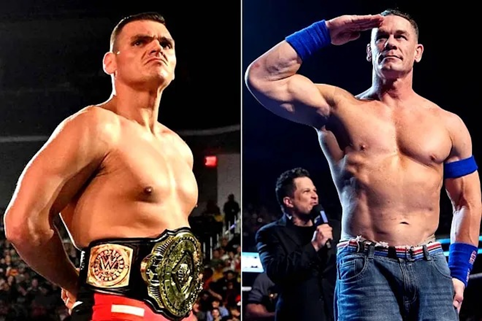 Gunther and John Cena.