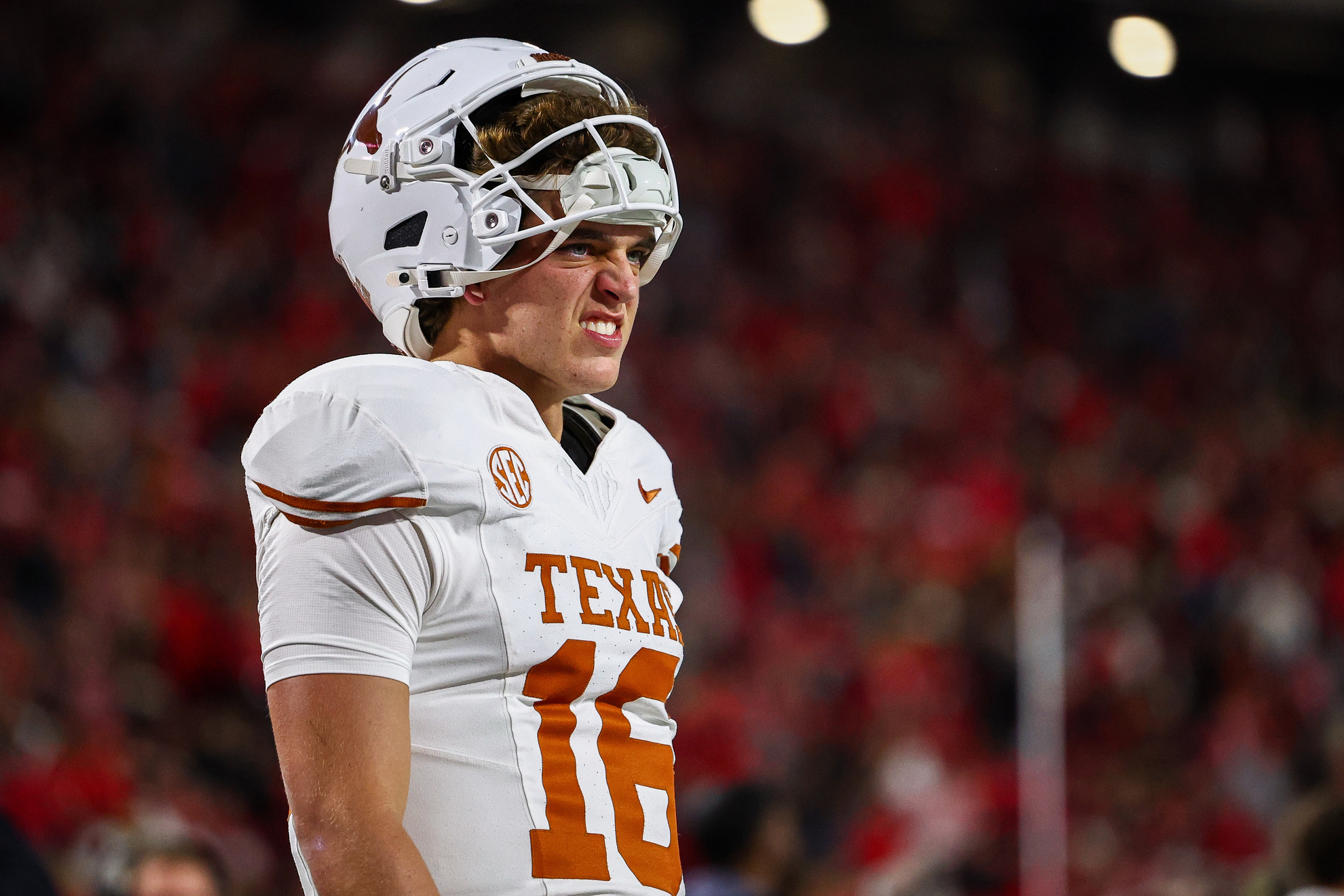 Arch Manning missed out on the All-SEC honors at the end of his rookie season