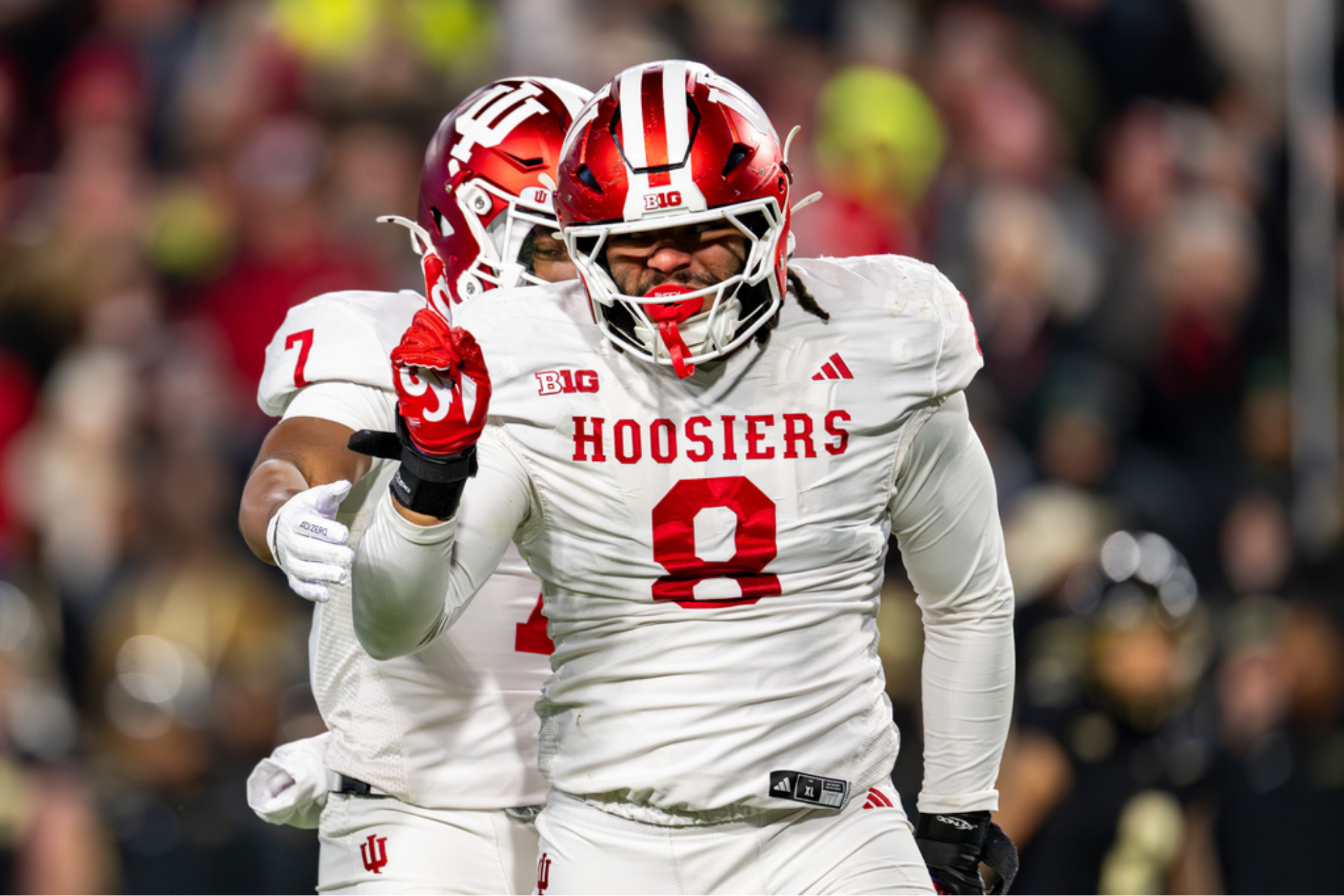 Indiana Defensive Line Tragedy in the celebration: Stephen Daley of Indiana is injured and ...