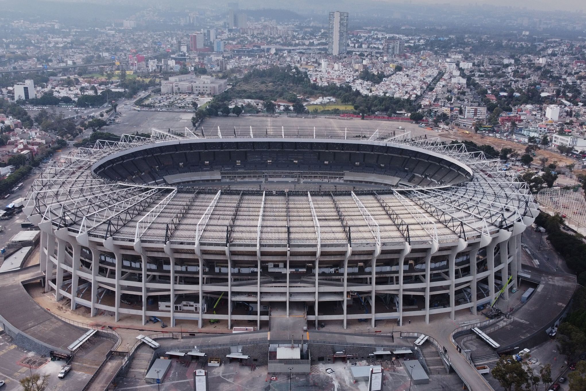 Mexico is already preparing its stadium.