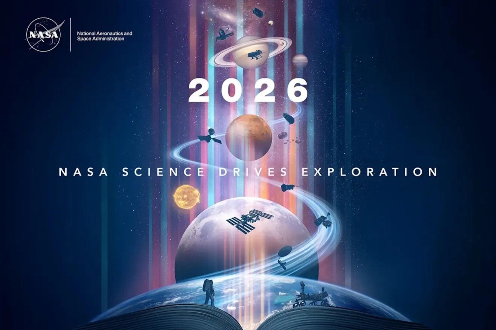 NASA's downloadable calendar for 2026.