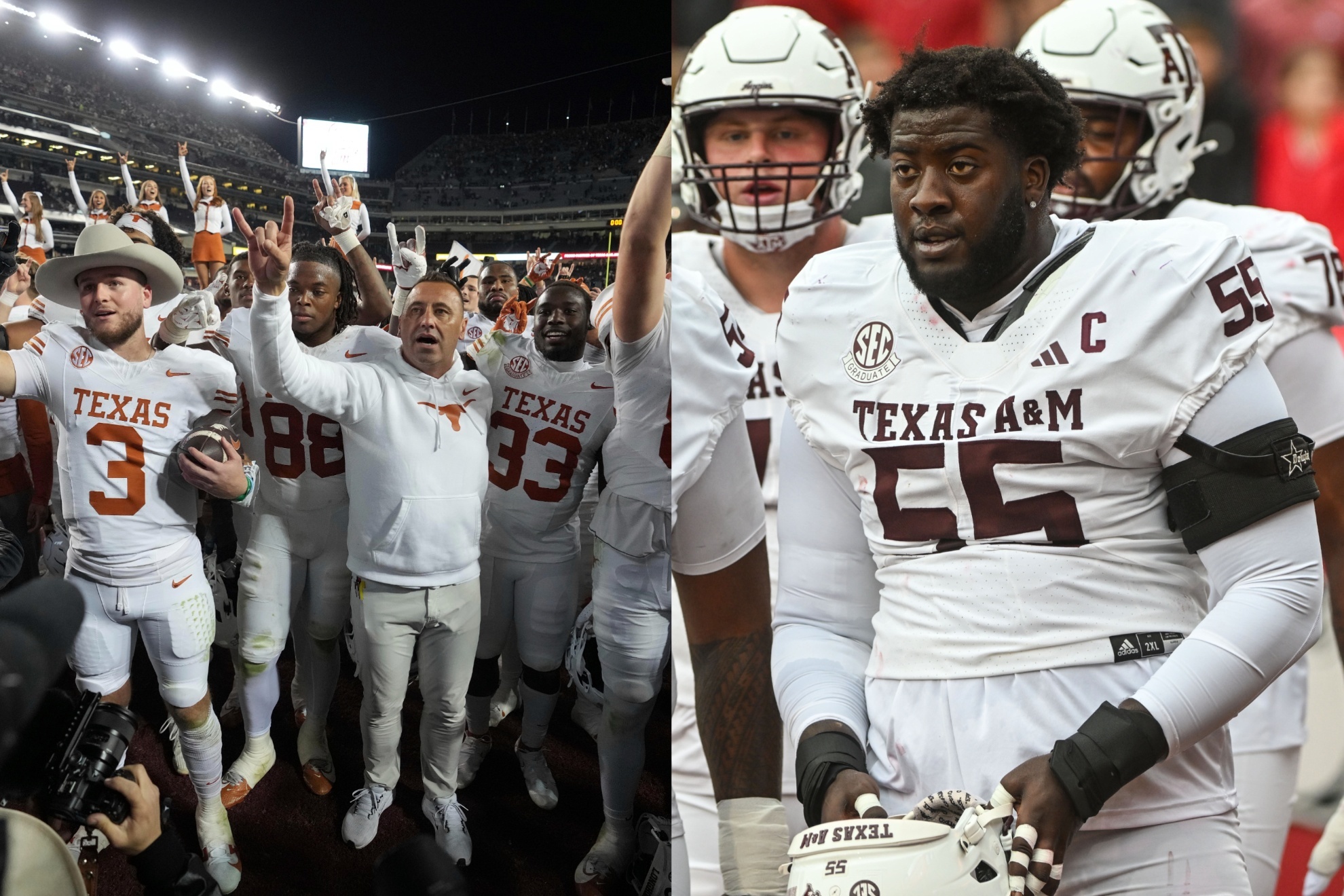 The Longhorns didn't miss the opportunity to mock the Aggies.