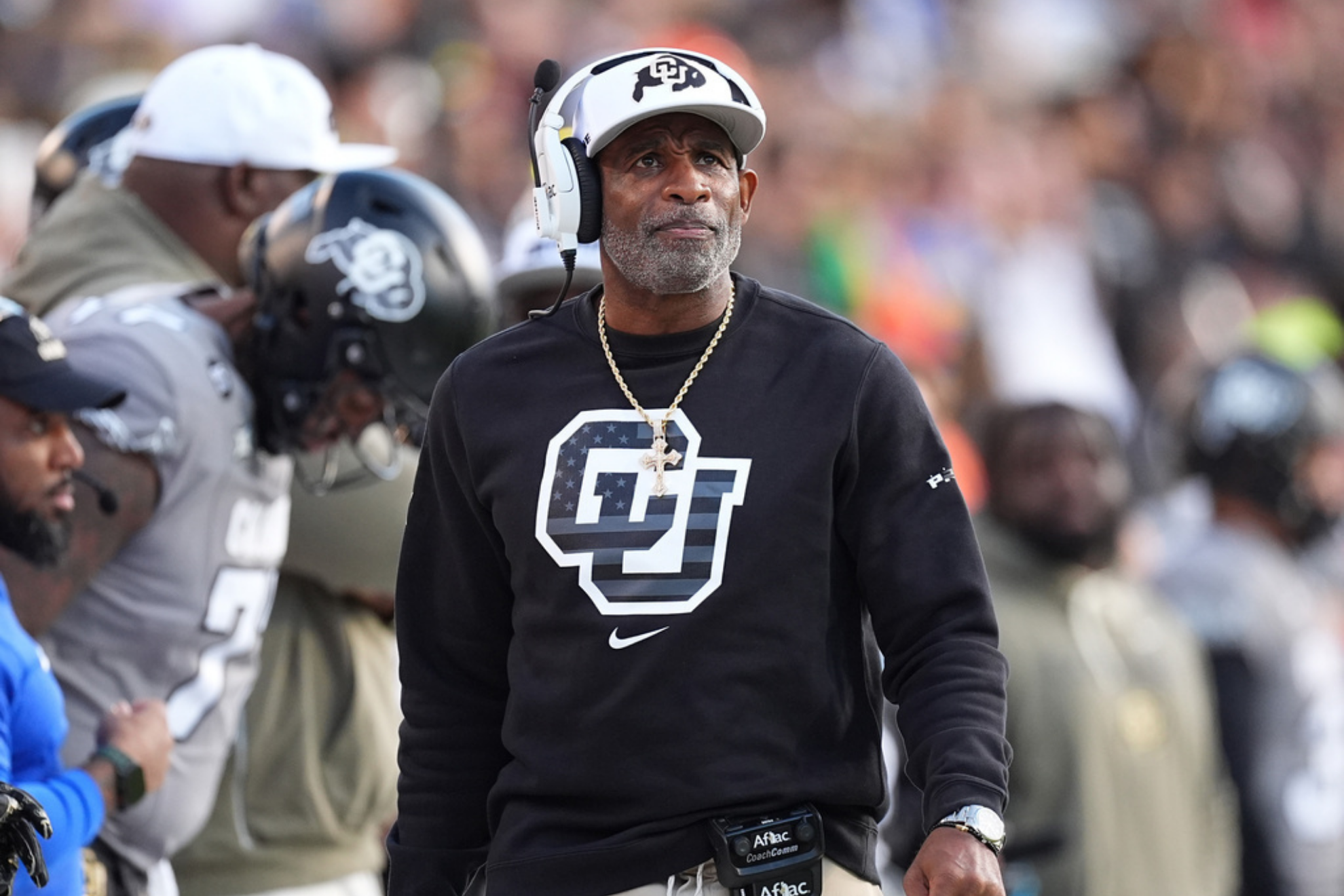 Colorado head coach Deion Sanders