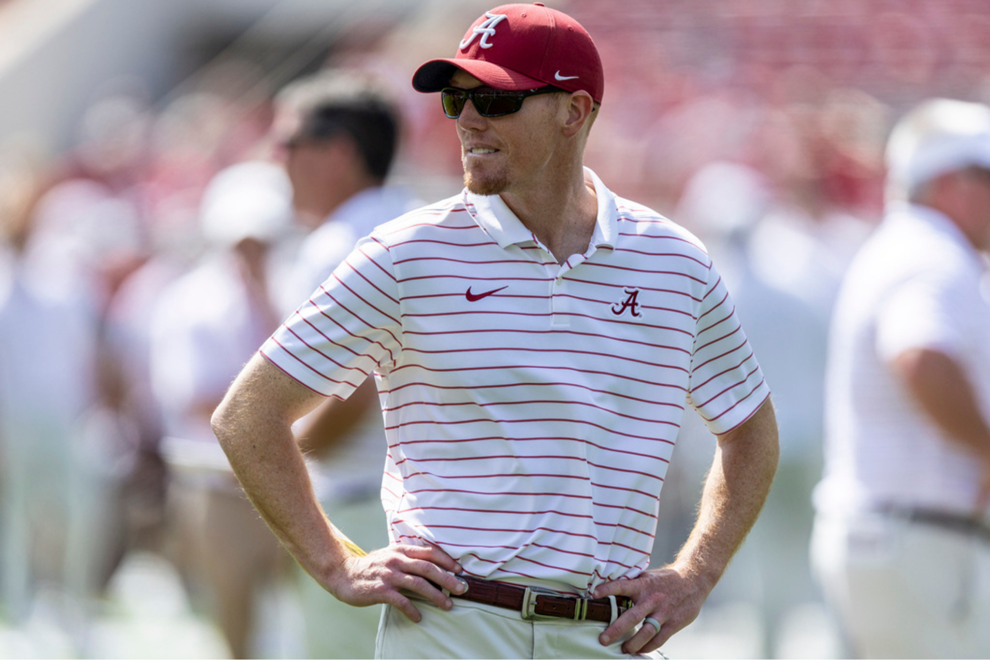 Alabama tight ends coach Joe Cox