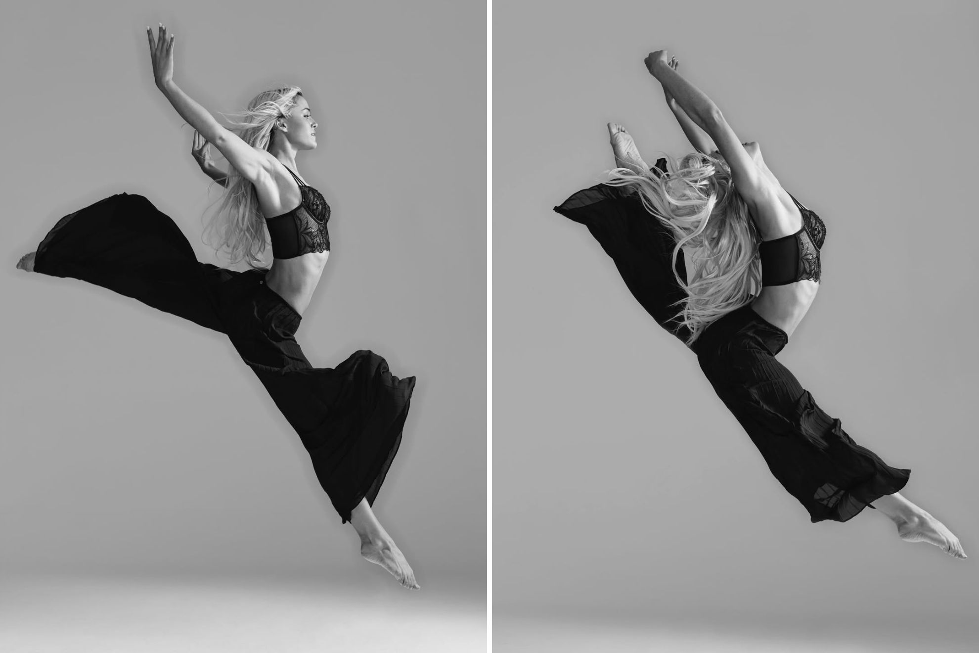 Dunne showed that no matter the conditions, space invites movement-and a gymnast at heart will always take the leap