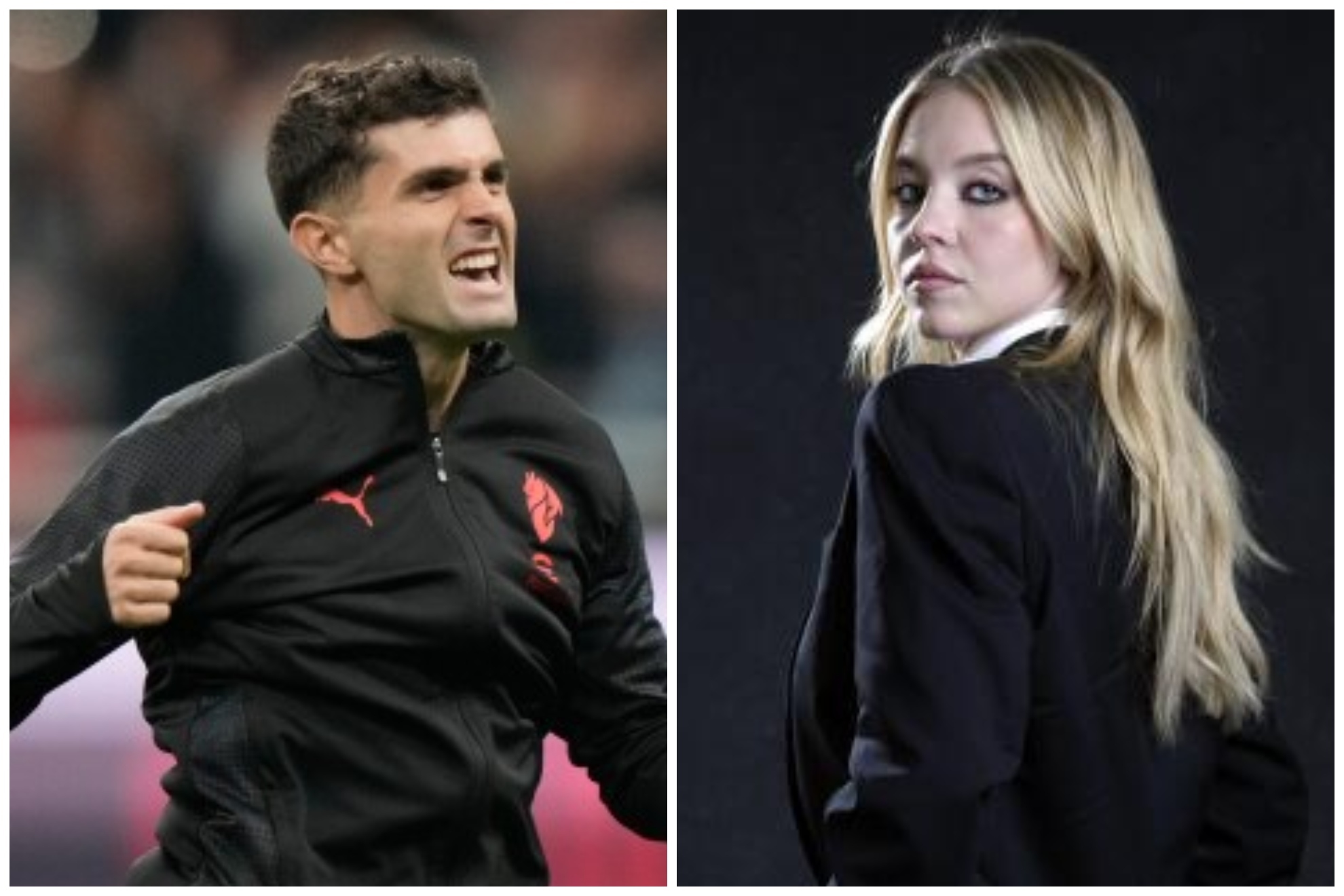 Christian Pulisic and Sydney Sweeney