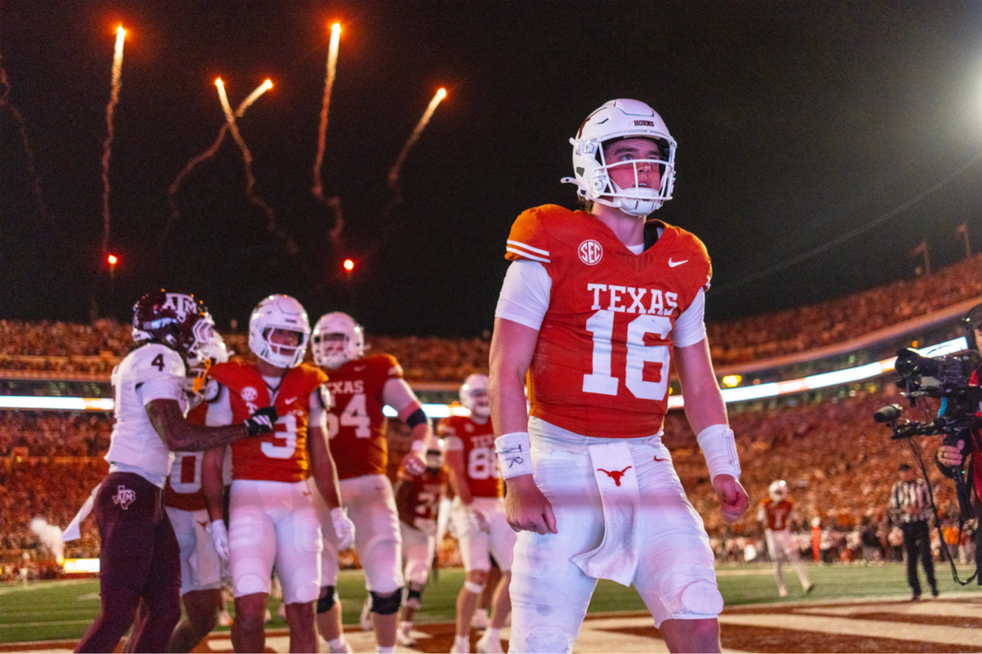 Texas quarterback Arch Manning