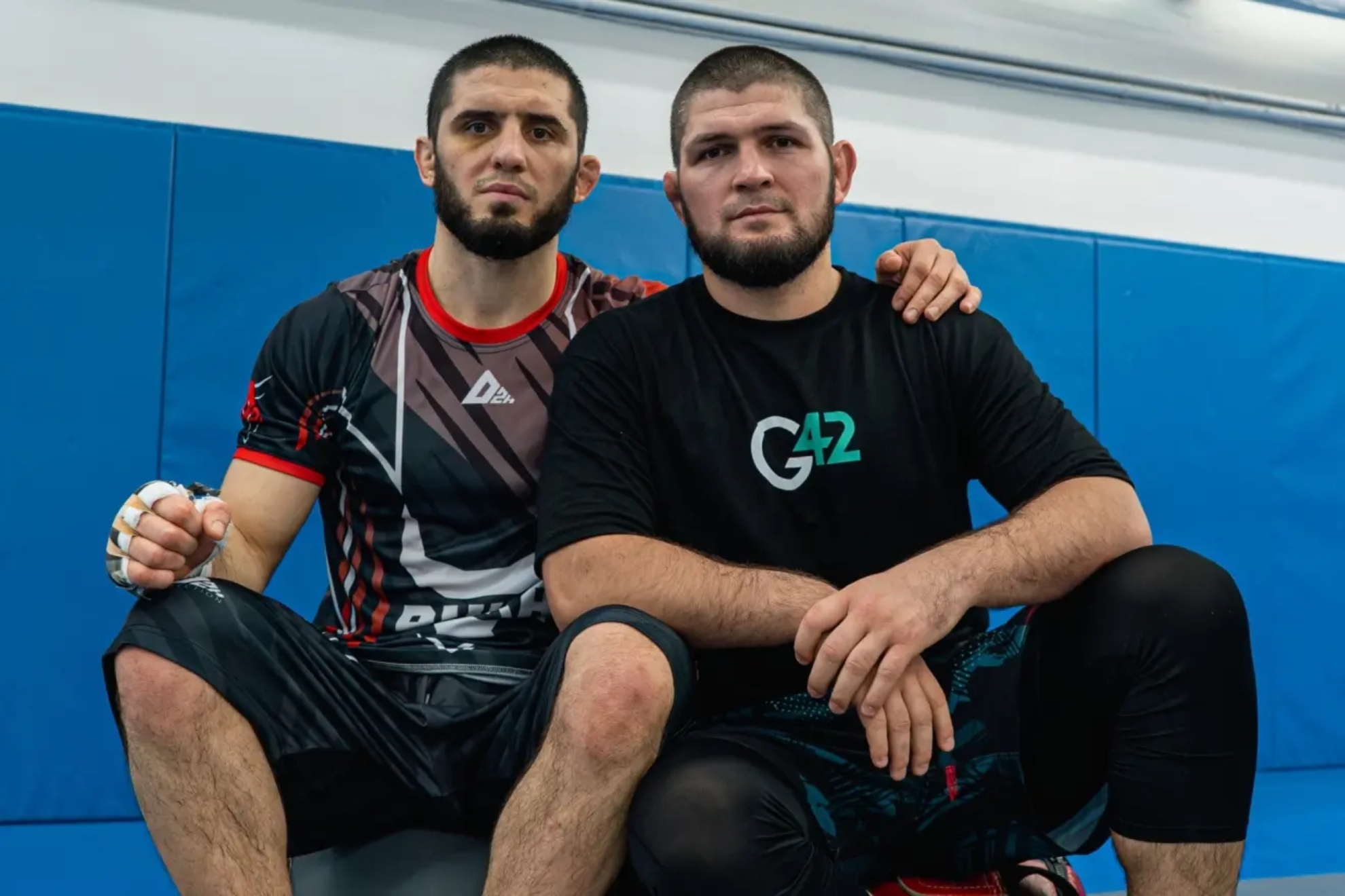 Makhachev and Khabib Nurmagomedov