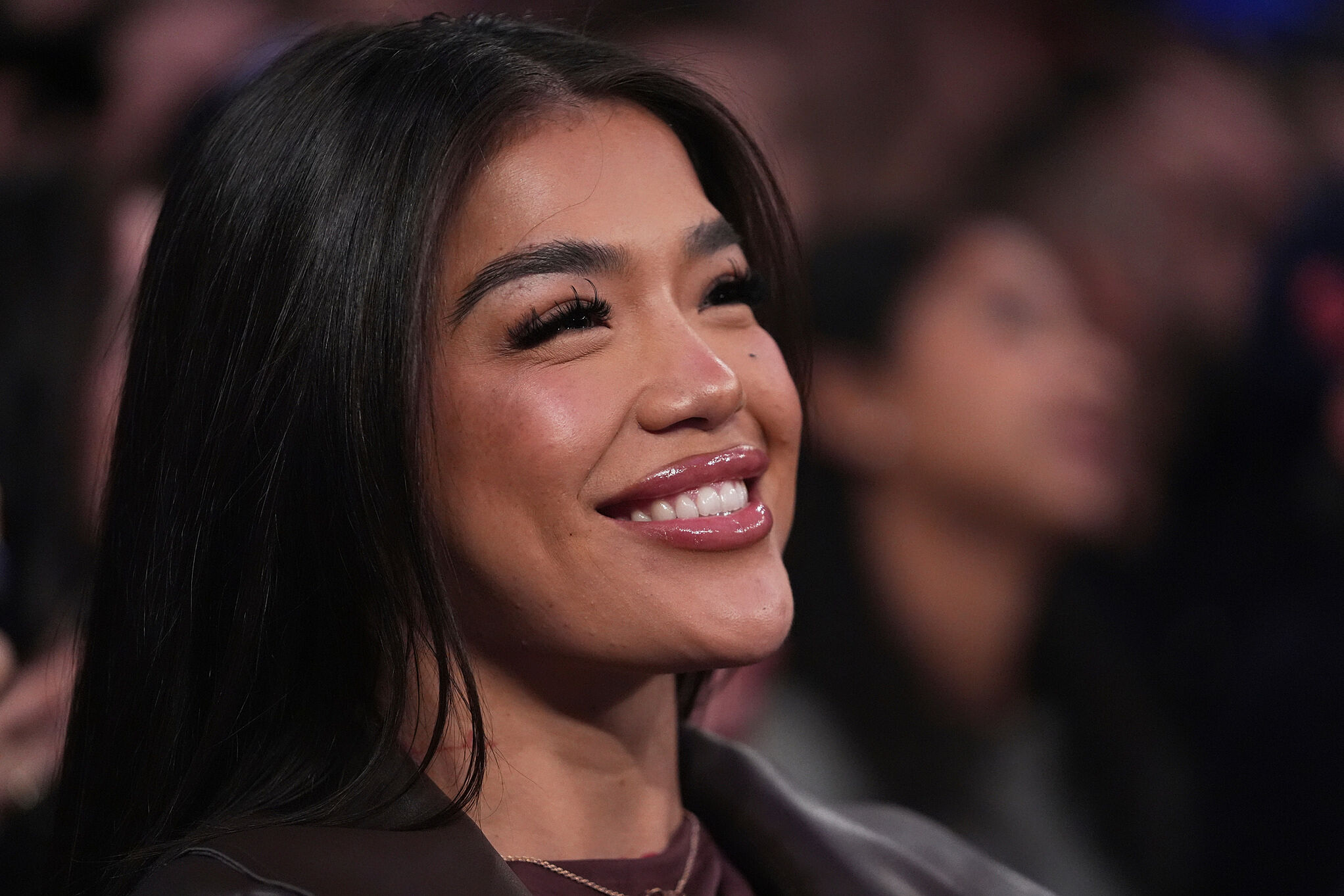 Tracy Cortez at an NBA game.