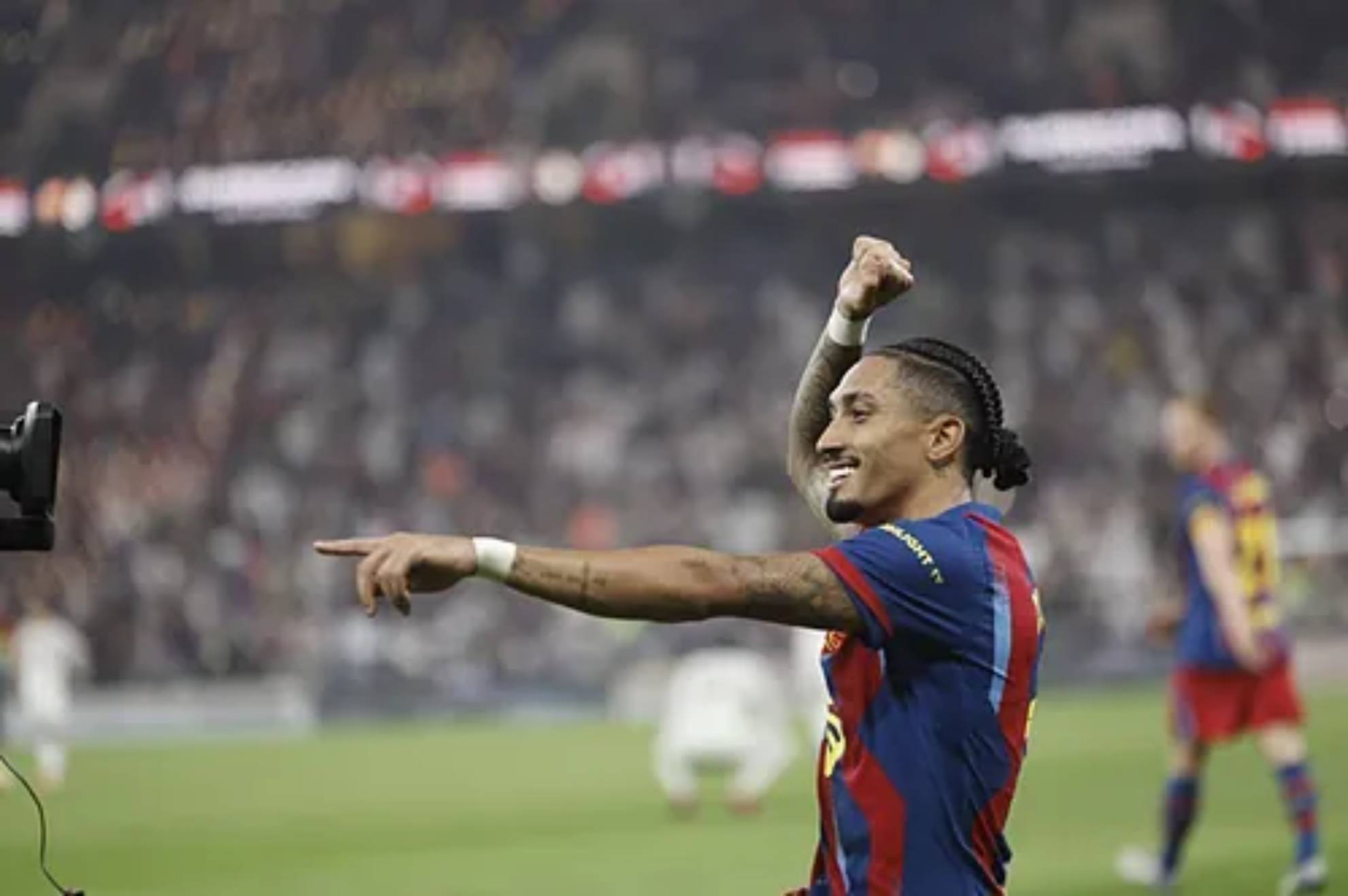 Raphinha scored twice.