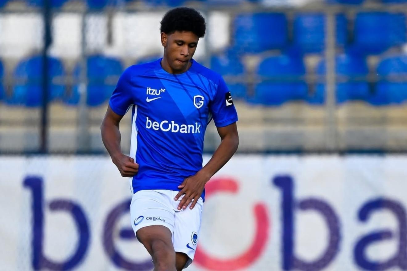 Juwensley Onstein, in a match with Genk's reserve team.