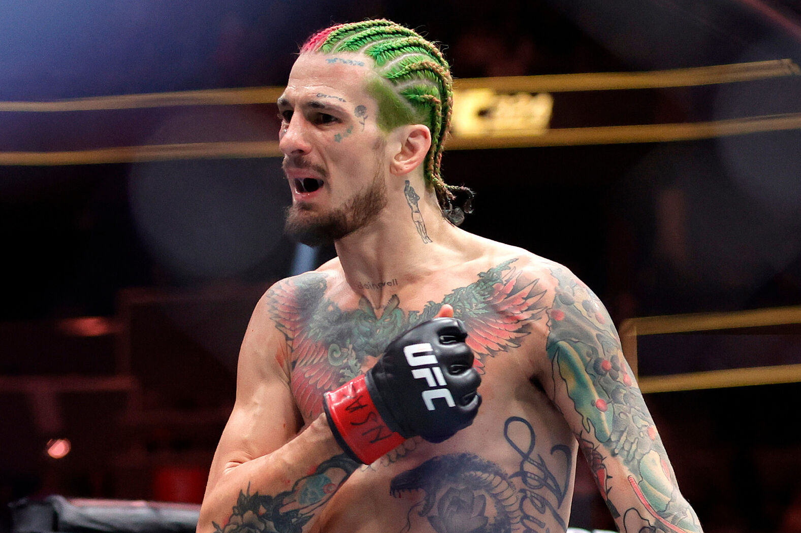 Sean O'Malley during his bout against Song Yadong at UFC 324.