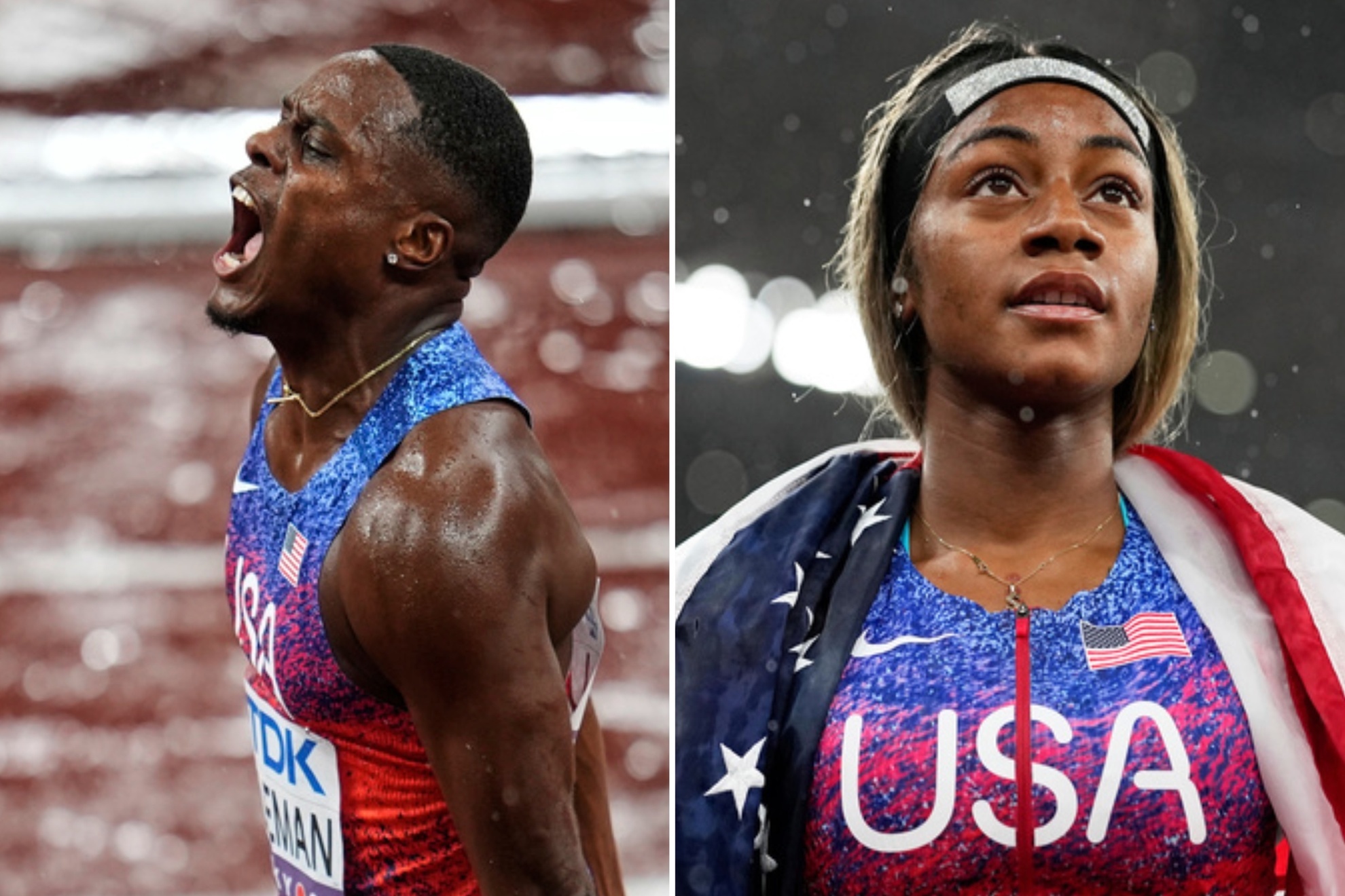Christian Coleman and Sha'Carri Richardson
