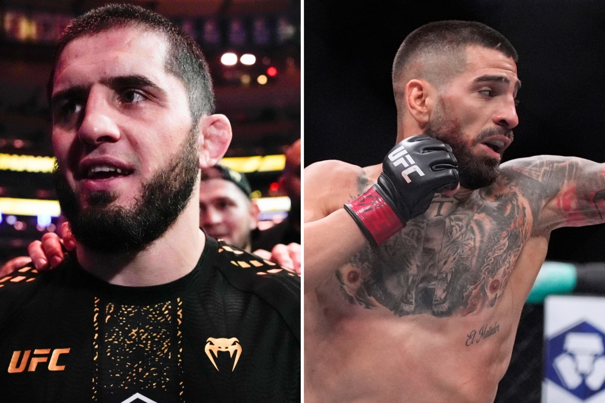 Islam Makhachev and Ilia Topuria