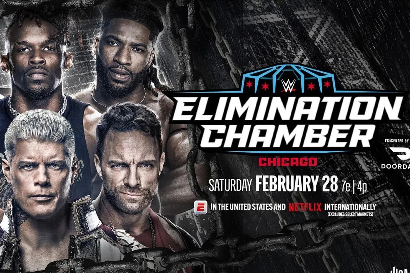 WWE Elimination Chamber 2026 lineup.