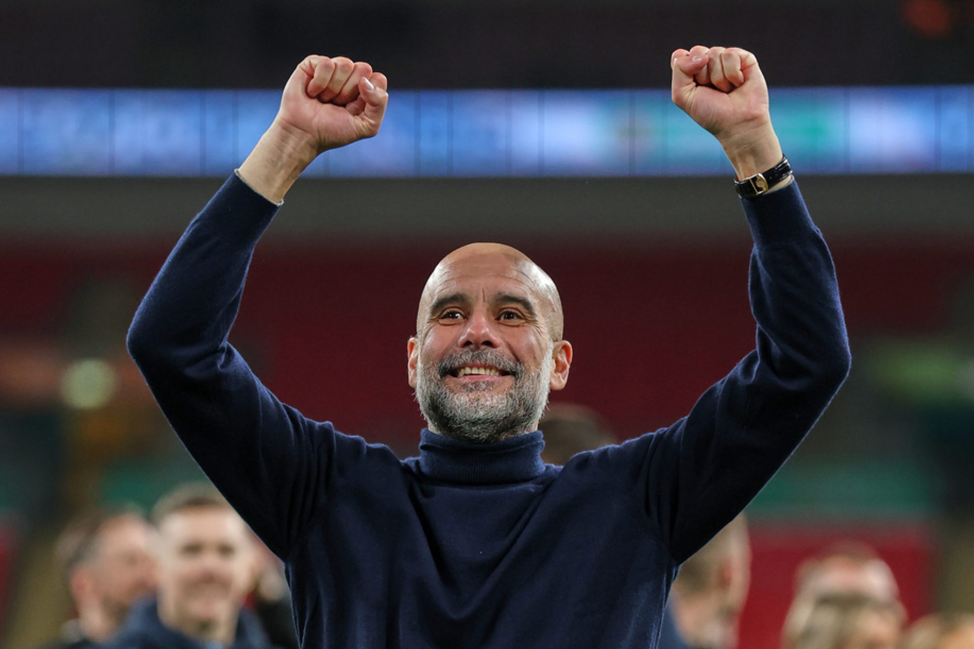 Manchester City win the EFL Cup, taking Pep Guardiola to 40 career trophies.